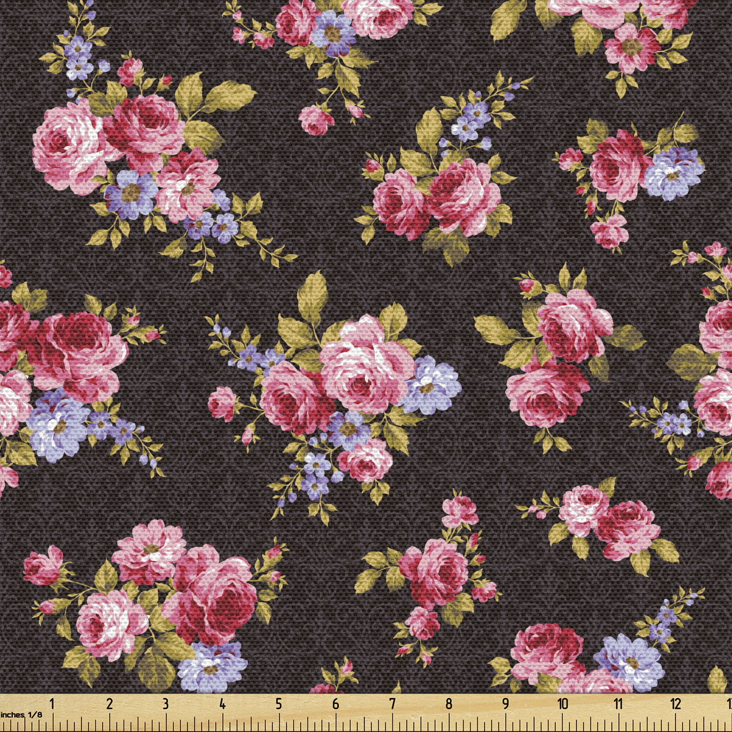 Ambesonne Rose Fabric by the Yard Decorative Upholstery Home Accents - Picture 145 of 164