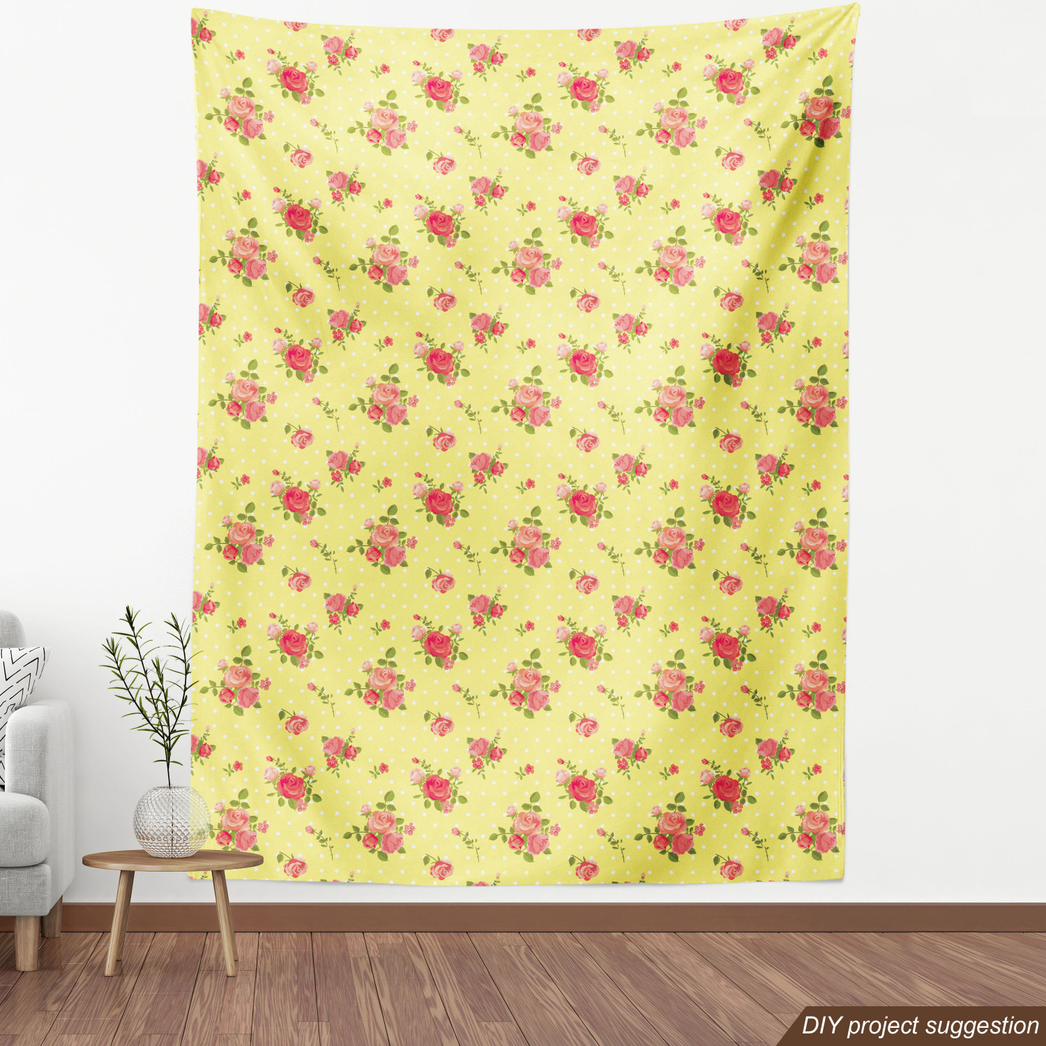 Ambesonne Rose Fabric by the Yard Decorative Upholstery Home Accents - Picture 64 of 164