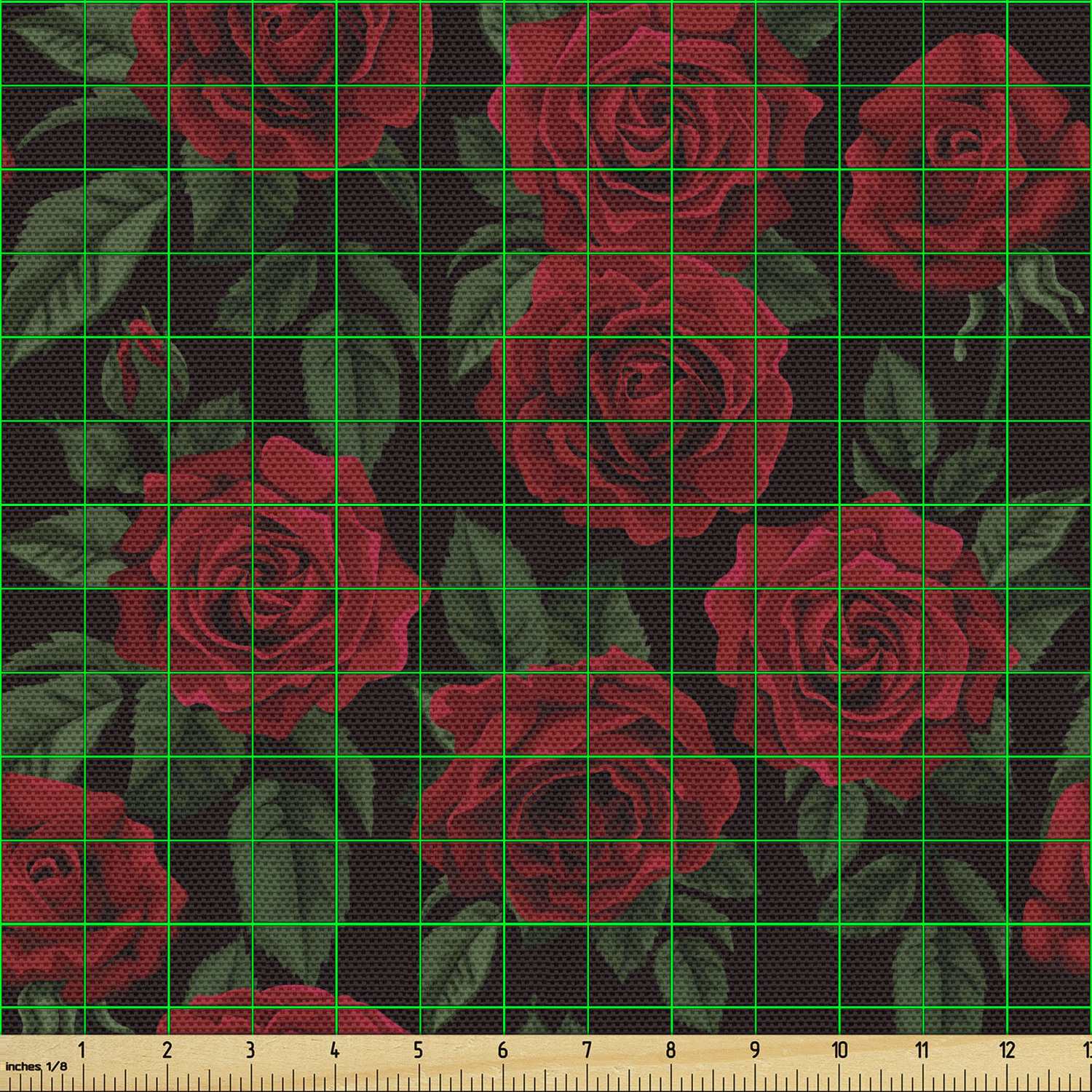 Ambesonne Rose Fabric by the Yard Decorative Upholstery Home Accents - Picture 74 of 164
