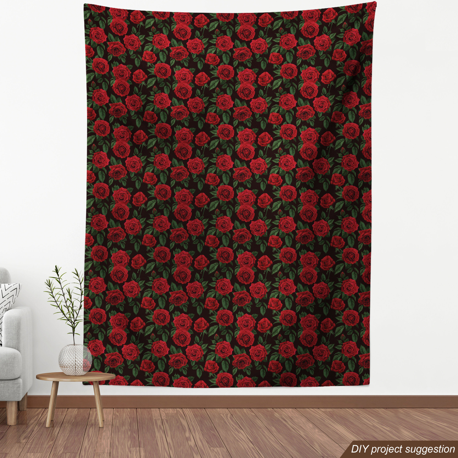 Ambesonne Rose Fabric by the Yard Decorative Upholstery Home Accents - Picture 76 of 164