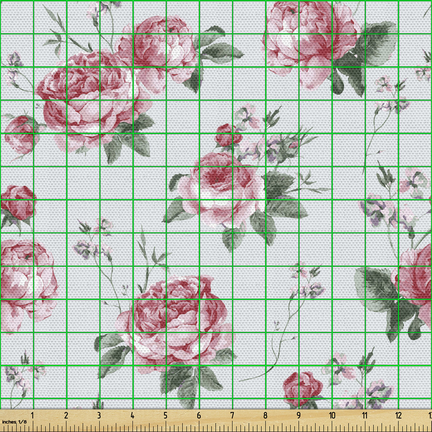 Ambesonne Rose Fabric by the Yard Decorative Upholstery Home Accents - Picture 66 of 164