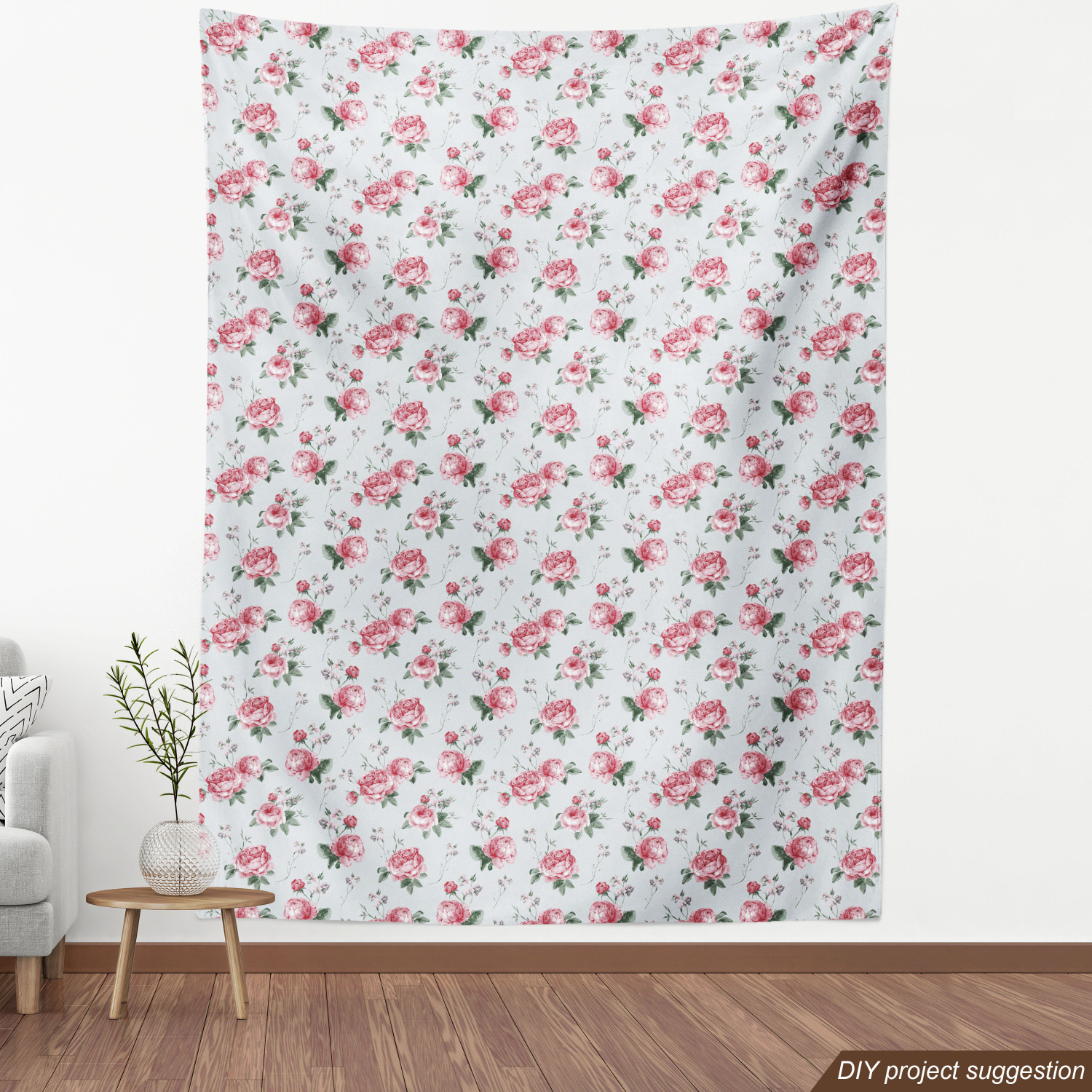 Ambesonne Rose Fabric by the Yard Decorative Upholstery Home Accents - Picture 68 of 164