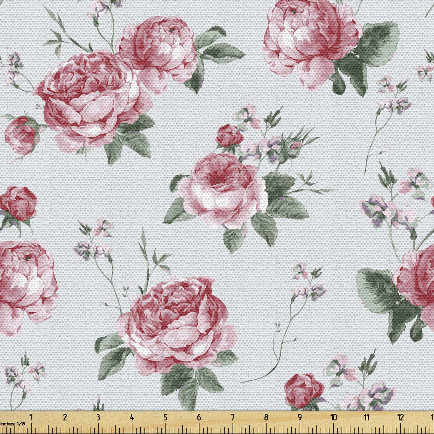 Ambesonne Rose Fabric by the Yard Decorative Upholstery Home Accents - Picture 65 of 164
