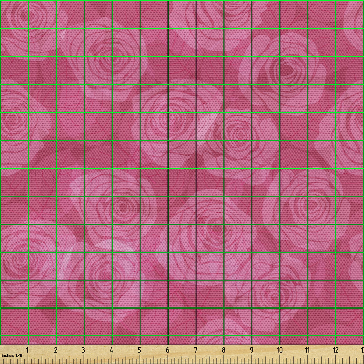 Ambesonne Rose Fabric by the Yard Decorative Upholstery Home Accents - Picture 118 of 164