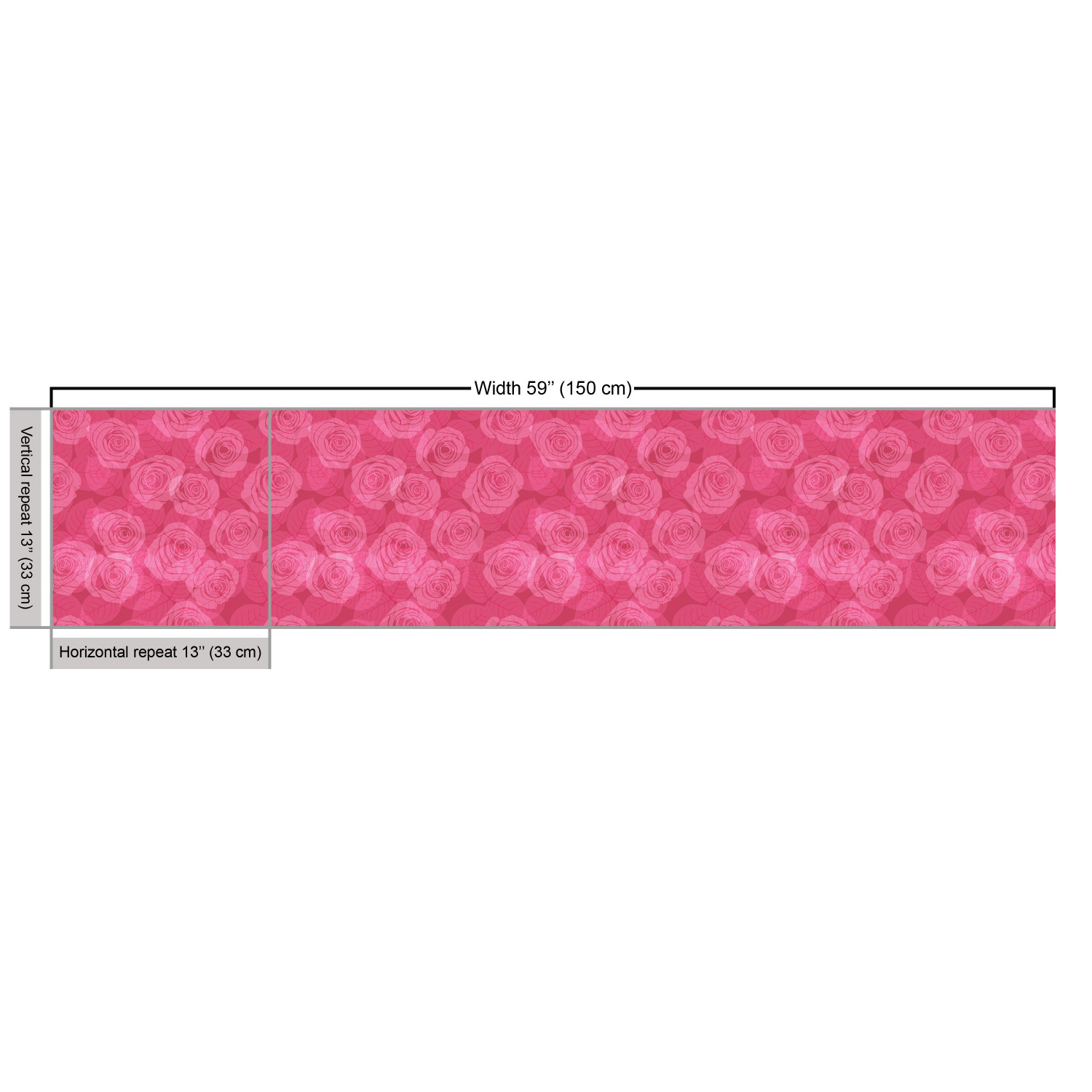 Ambesonne Rose Fabric by the Yard Decorative Upholstery Home Accents - Picture 119 of 164