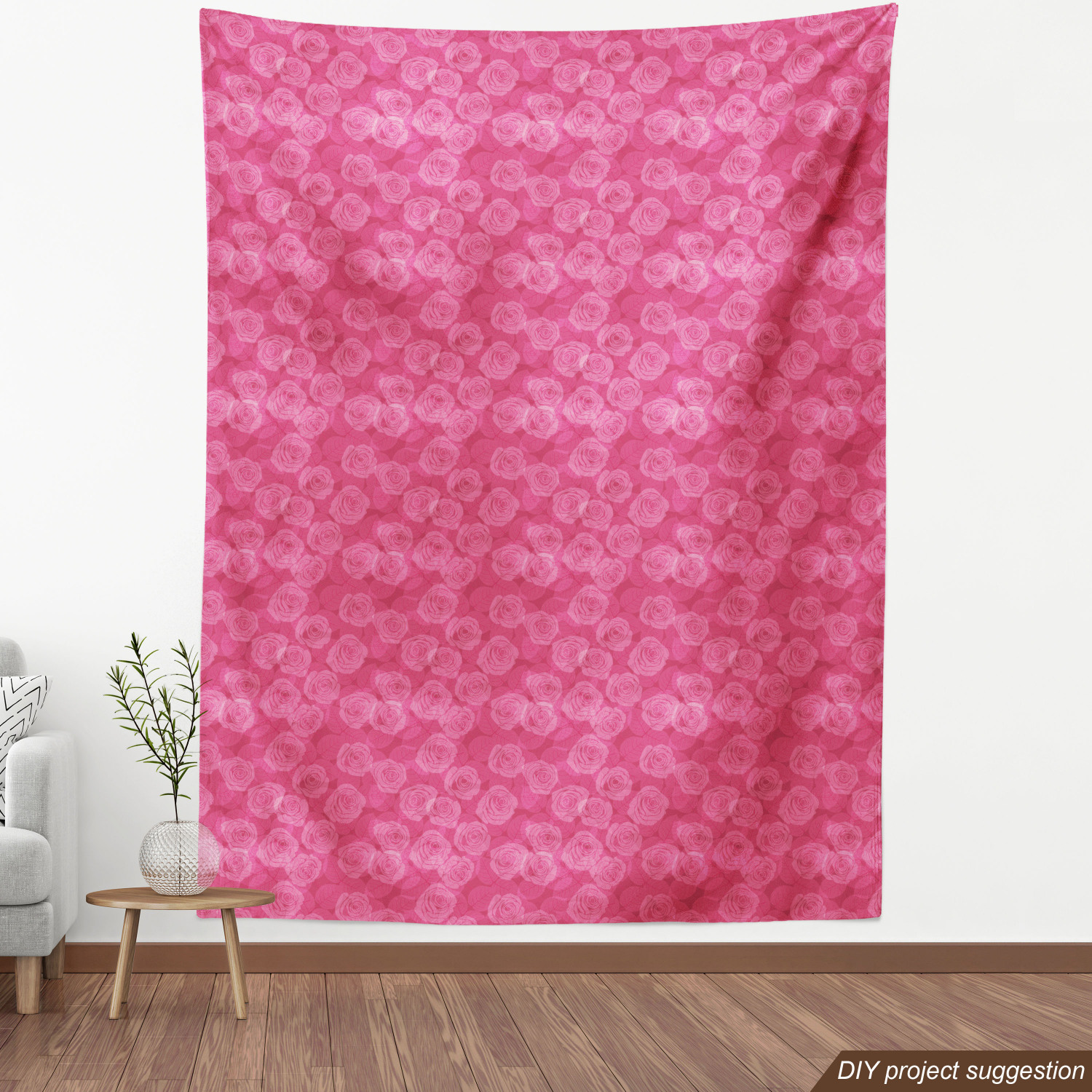 Ambesonne Rose Fabric by the Yard Decorative Upholstery Home Accents - Picture 120 of 164