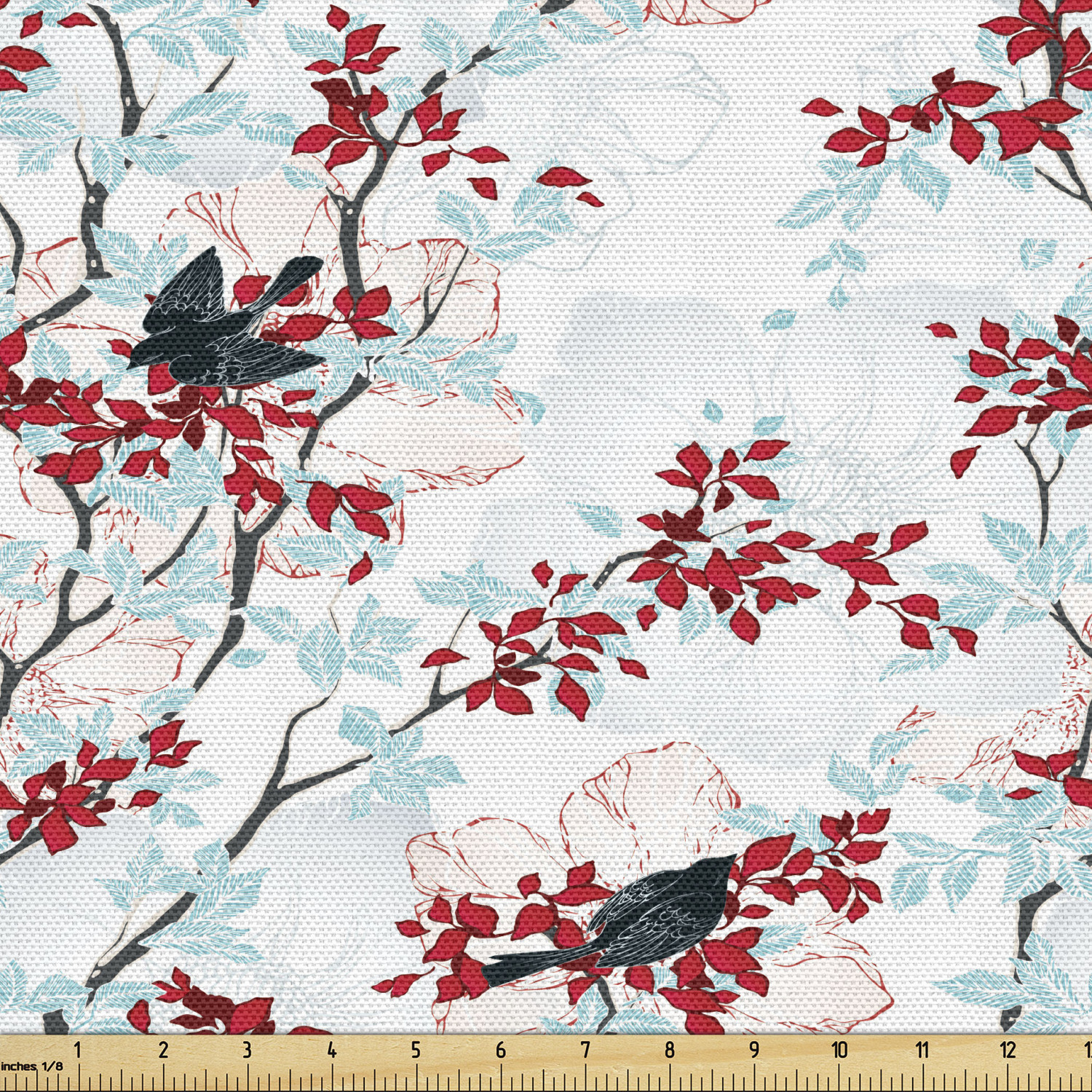 Ambesonne Spring Fabric by the Yard Decorative Upholstery Home Accents - Picture 153 of 164