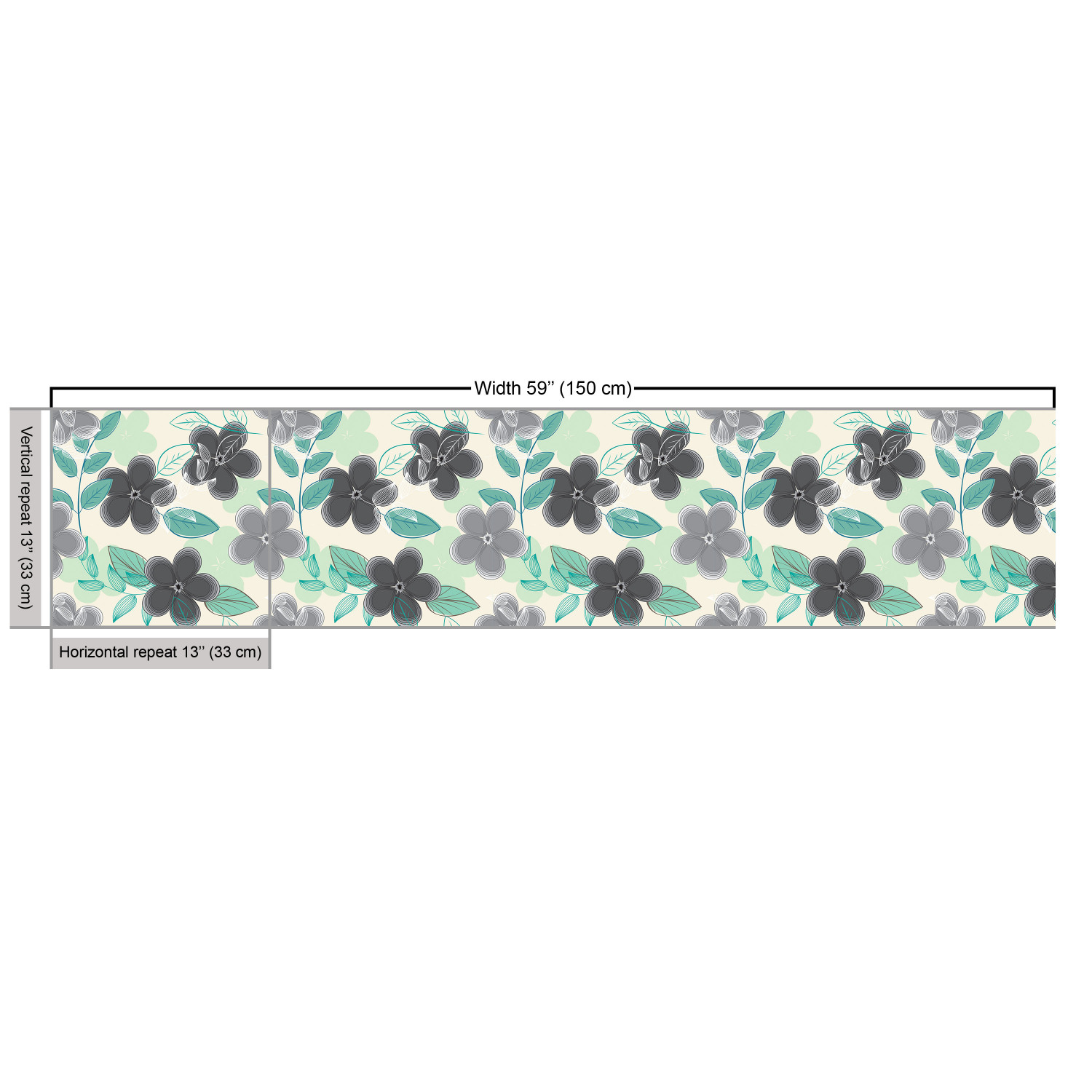 Ambesonne Floral Vintage Fabric by the Yard Decorative Upholstery Home Accents - Picture 11 of 164