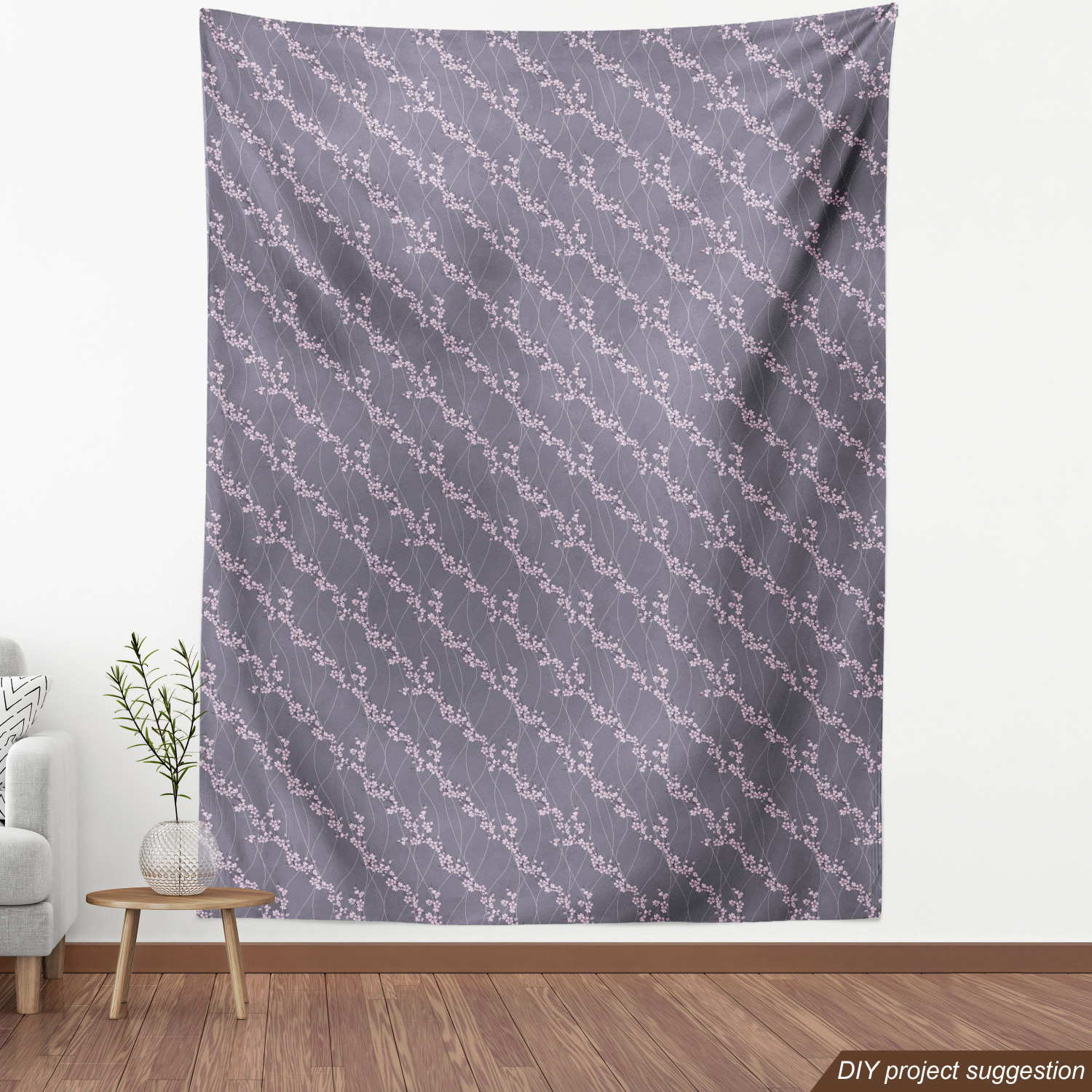 Ambesonne Floral Vintage Fabric by the Yard Decorative Upholstery Home Accents - Picture 88 of 164