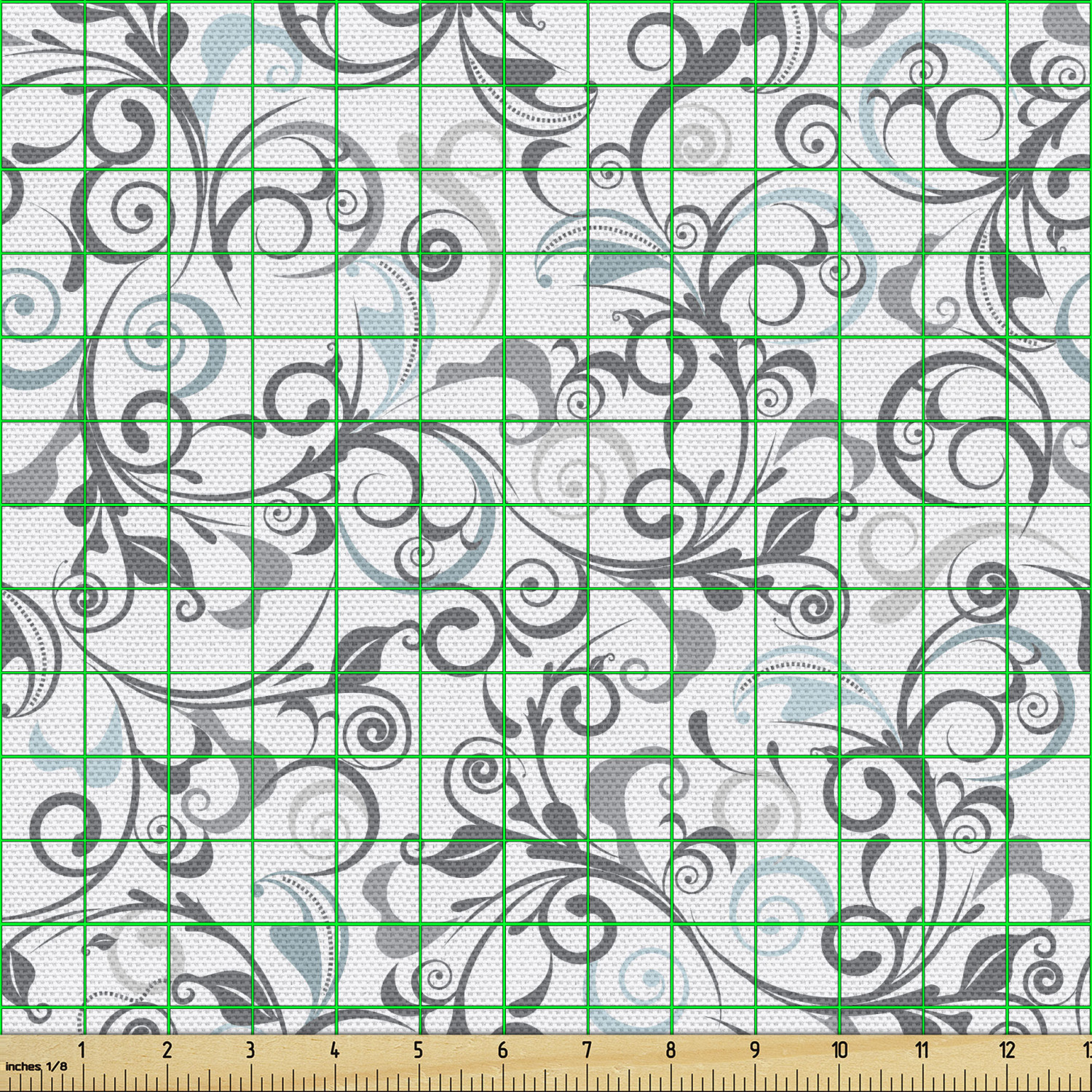 Ambesonne Floral Vintage Fabric by the Yard Decorative Upholstery Home Accents - Picture 54 of 164