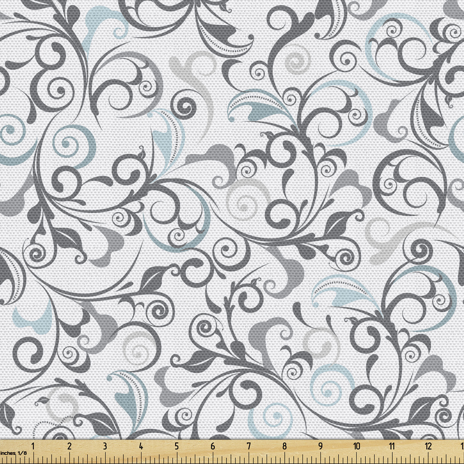 Ambesonne Floral Vintage Fabric by the Yard Decorative Upholstery Home Accents - Picture 53 of 164