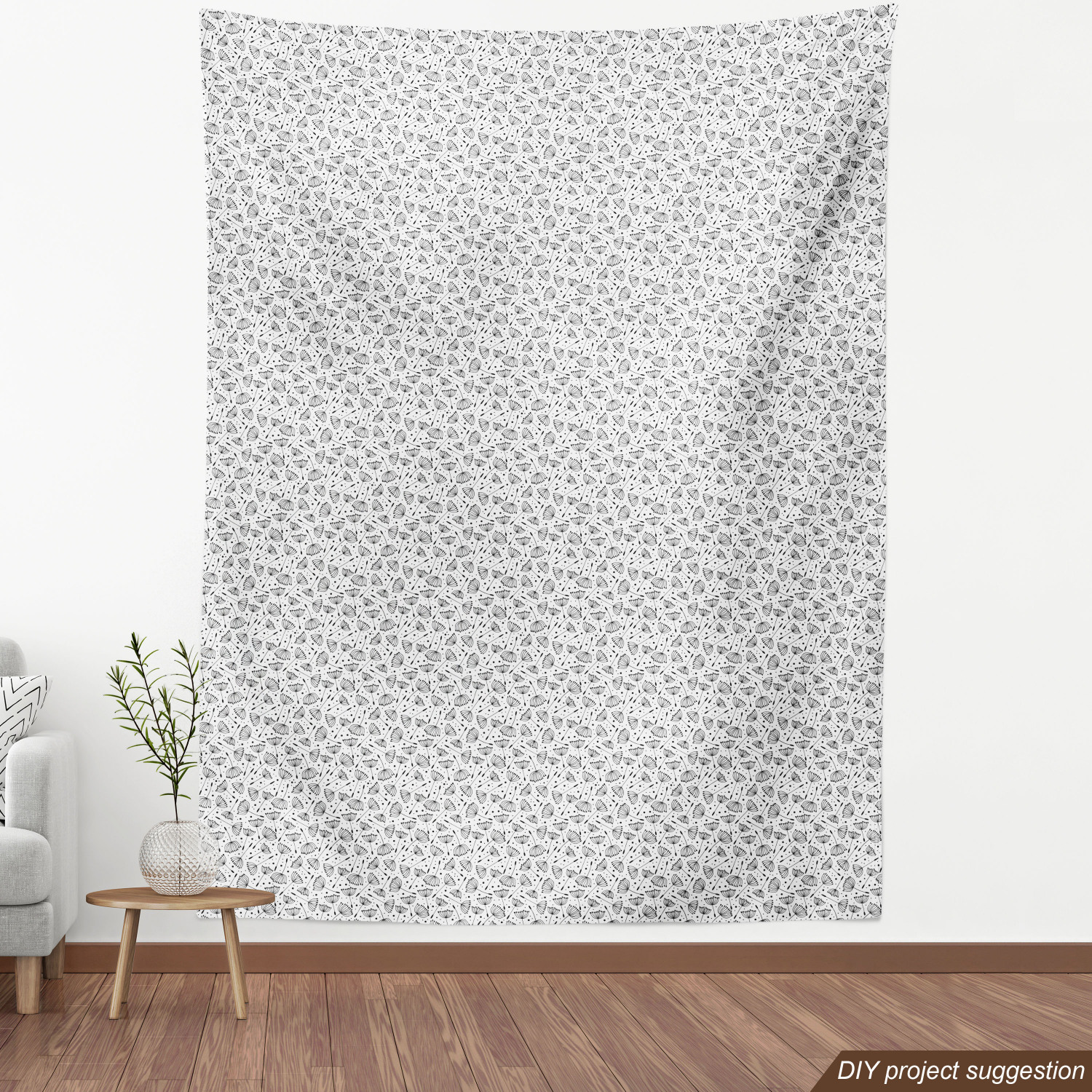 Ambesonne Floral Vintage Fabric by the Yard Decorative Upholstery Home Accents - Picture 60 of 164