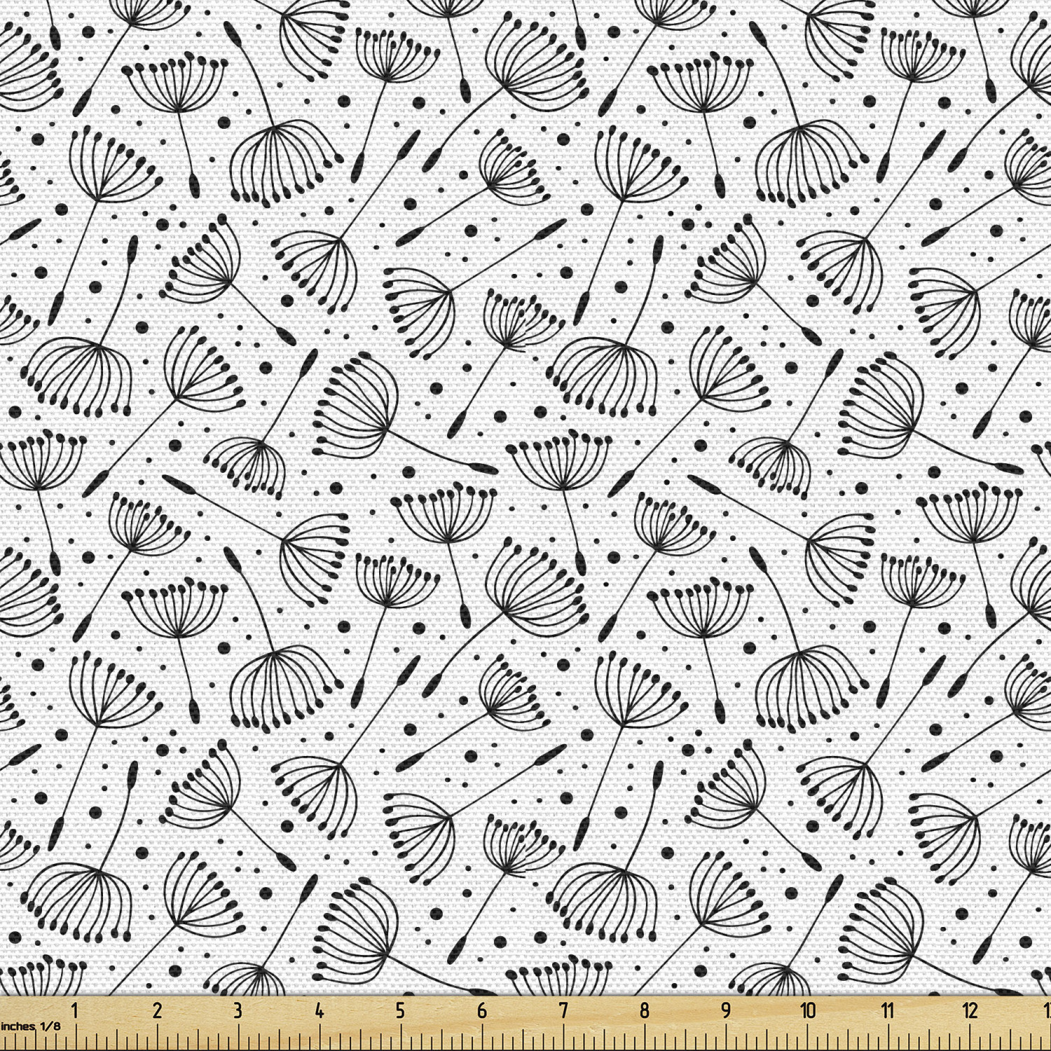 Ambesonne Floral Vintage Fabric by the Yard Decorative Upholstery Home Accents - Picture 57 of 164