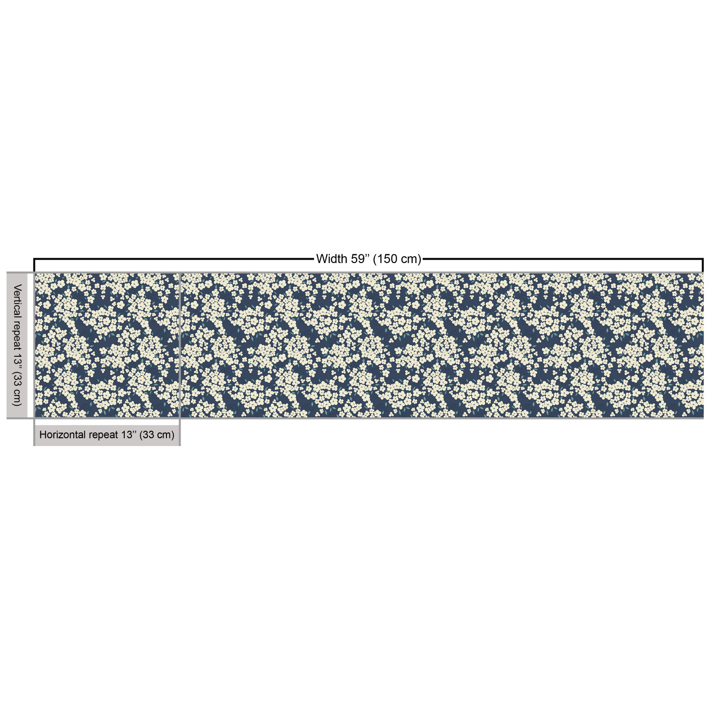 Ambesonne Floral Vintage Fabric by the Yard Decorative Upholstery Home Accents - Picture 155 of 164