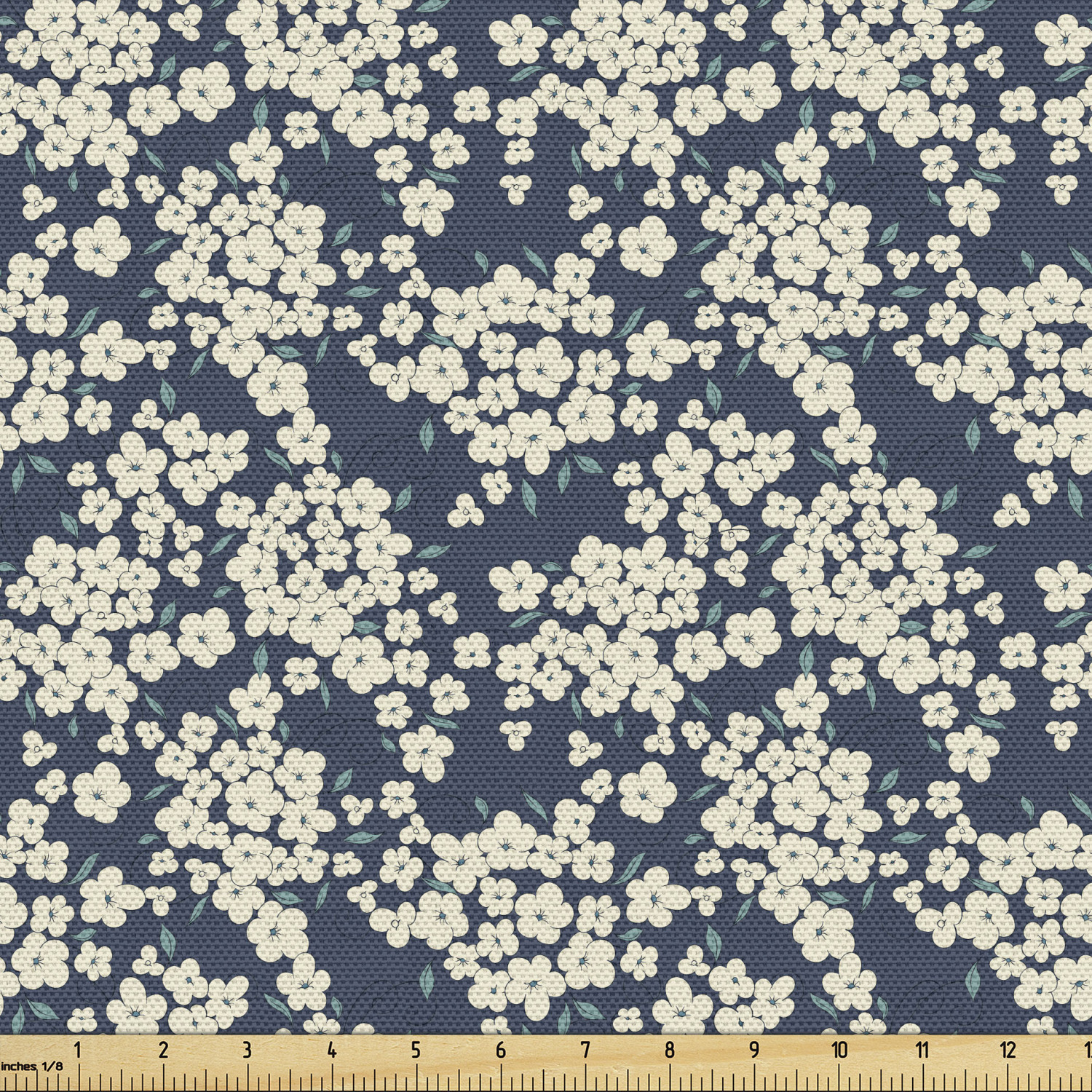 Ambesonne Floral Vintage Fabric by the Yard Decorative Upholstery Home Accents - Picture 153 of 164