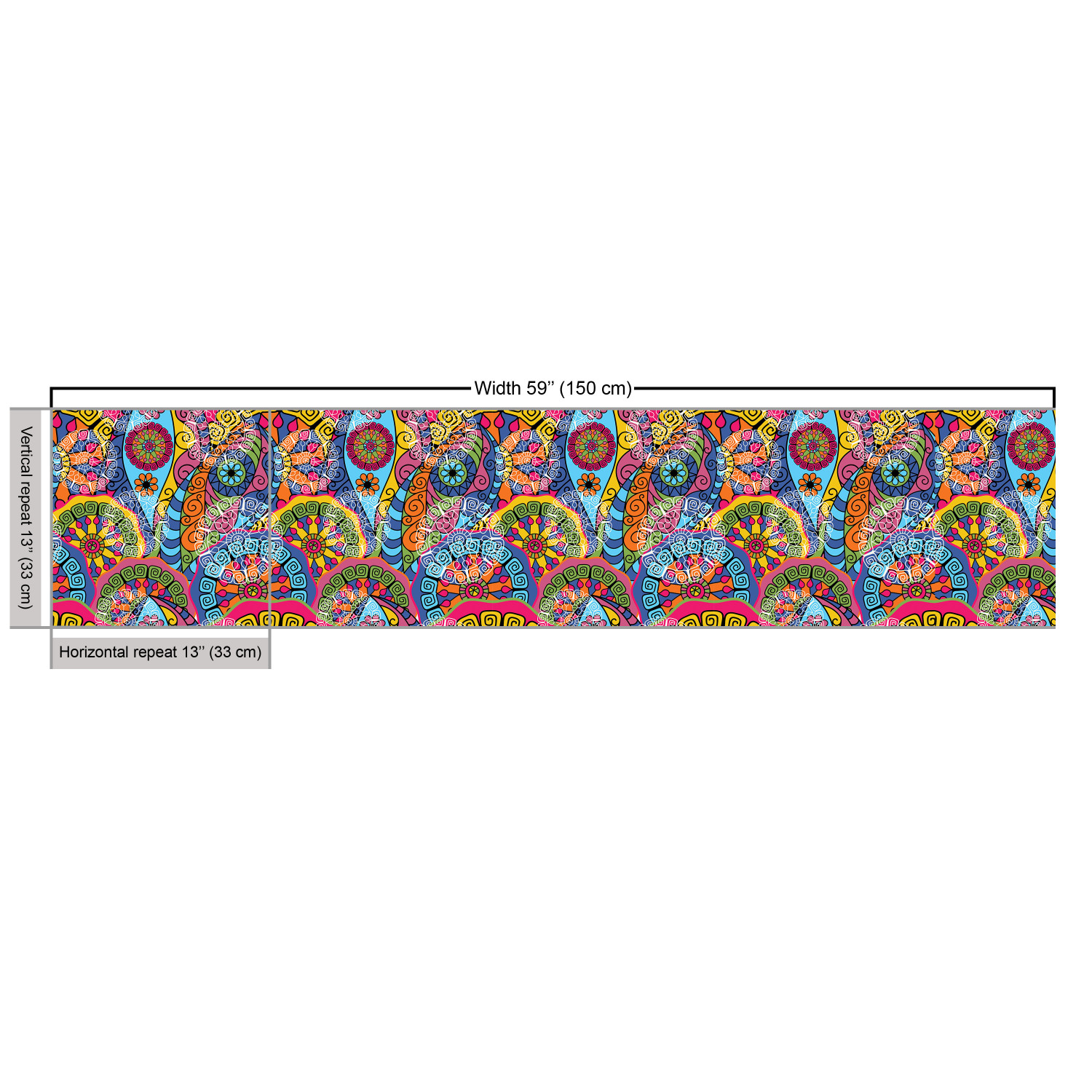 Ambesonne Floral Vintage Fabric by the Yard Decorative Upholstery Home Accents - Picture 83 of 164