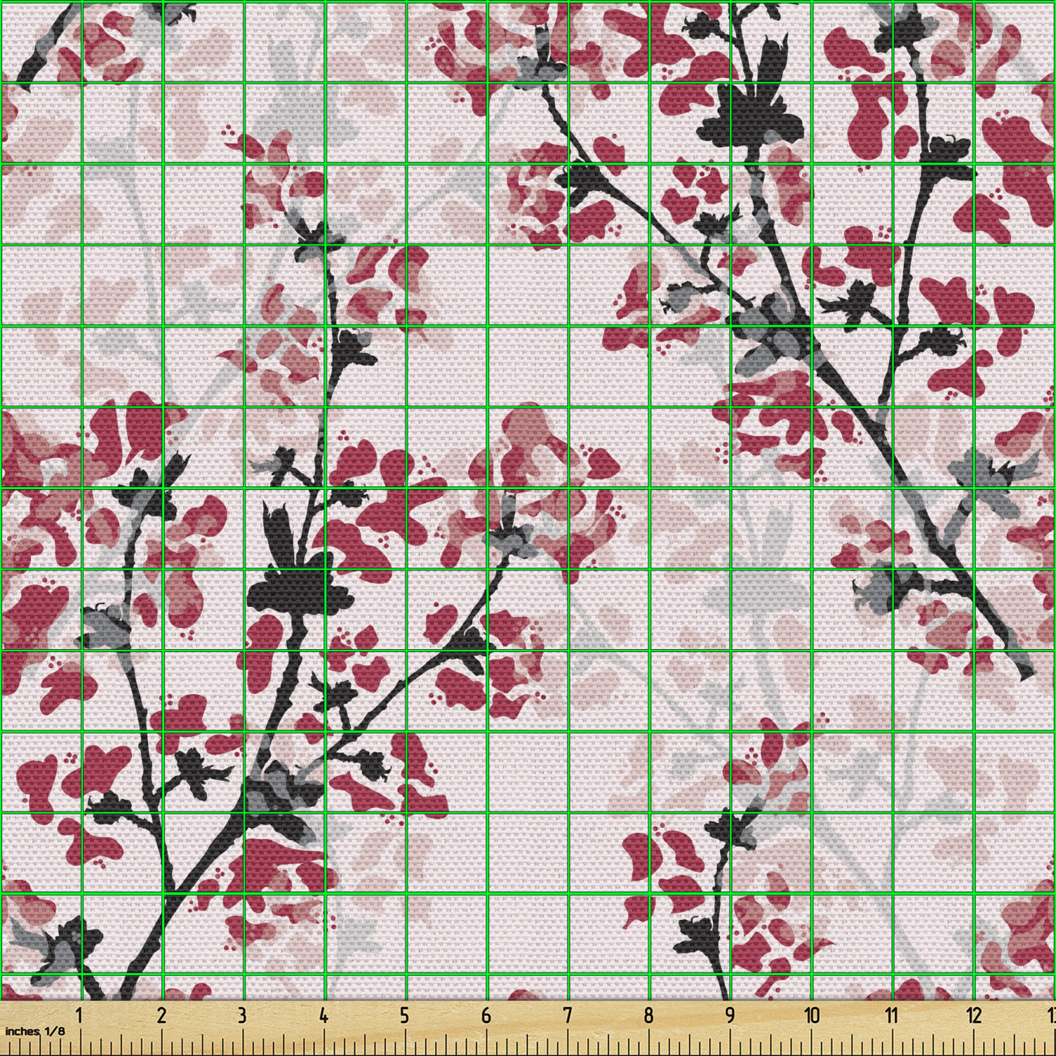 Ambesonne Floral Vintage Fabric by the Yard Decorative Upholstery Home Accents - Picture 98 of 164