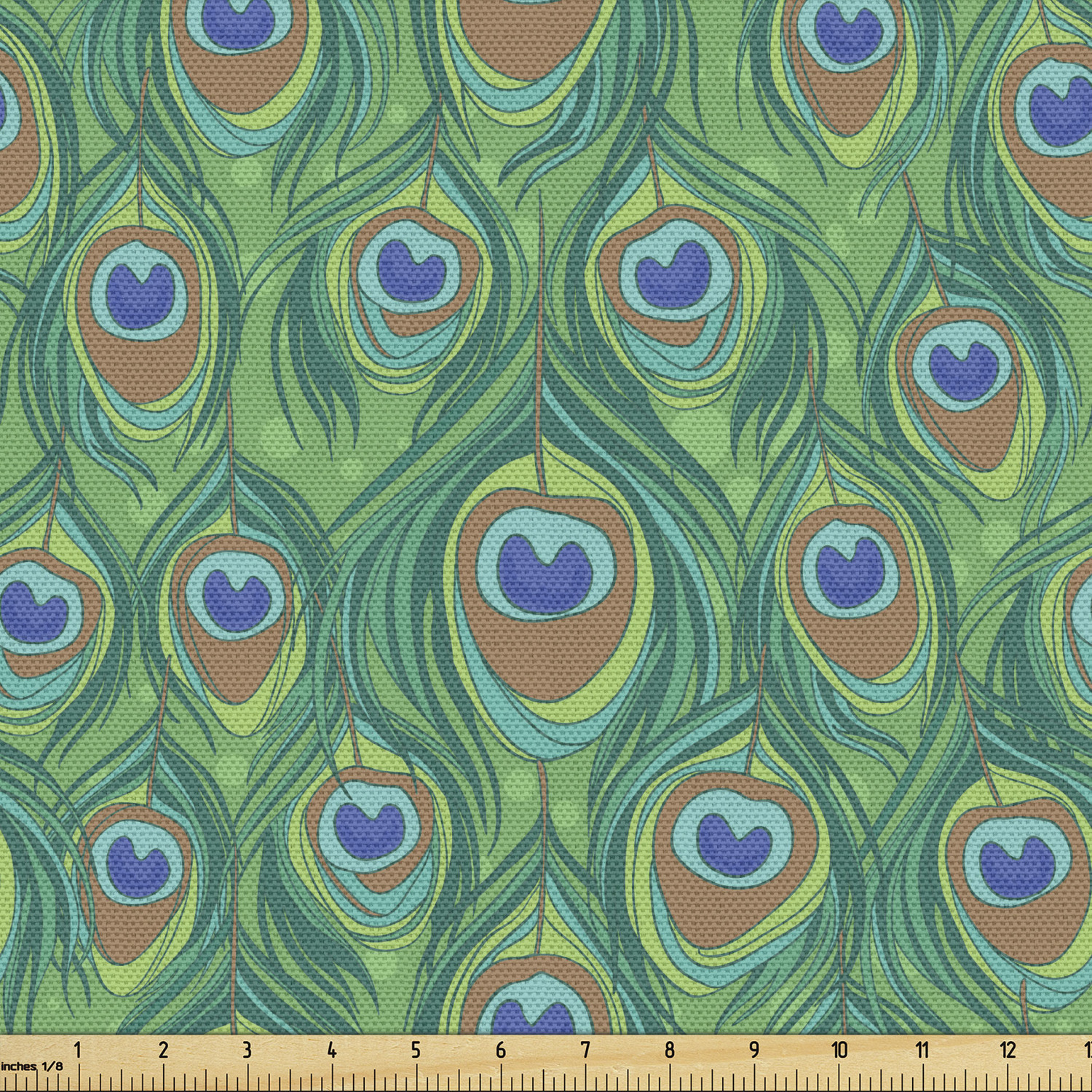 Ambesonne Feather Fabric by the Yard Decorative Upholstery Home Accents - Picture 109 of 160