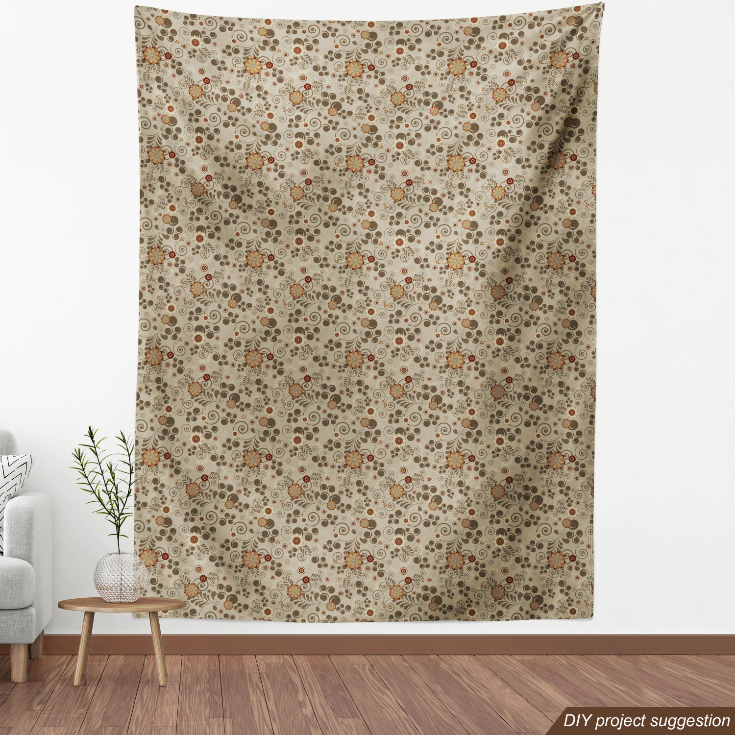 Ambesonne Grunge Fabric by the Yard Decorative Upholstery Home Accents - Picture 144 of 164