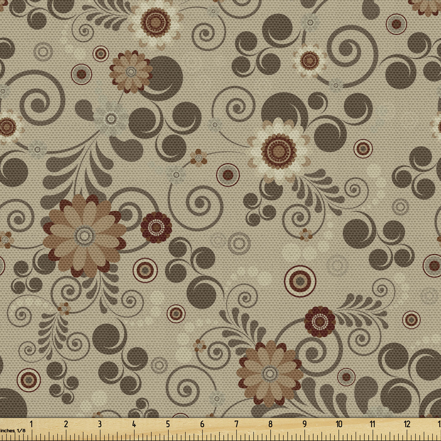 Ambesonne Grunge Fabric by the Yard Decorative Upholstery Home Accents - Picture 141 of 164