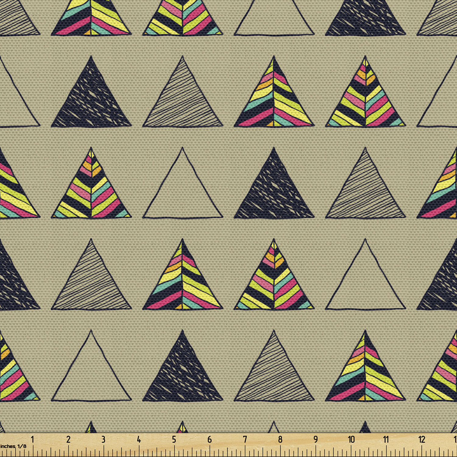 Ambesonne Grunge Fabric by the Yard Decorative Upholstery Home Accents - Picture 77 of 164