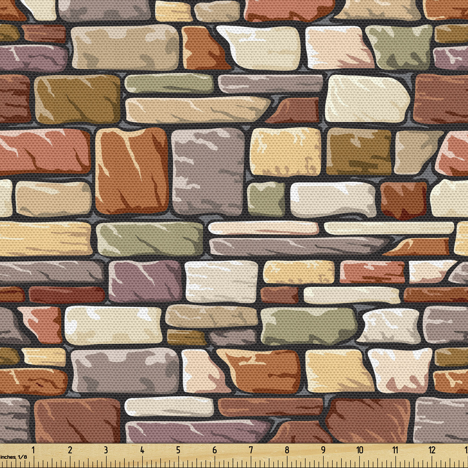 Ambesonne Grunge Fabric by the Yard Decorative Upholstery Home Accents - Picture 61 of 164
