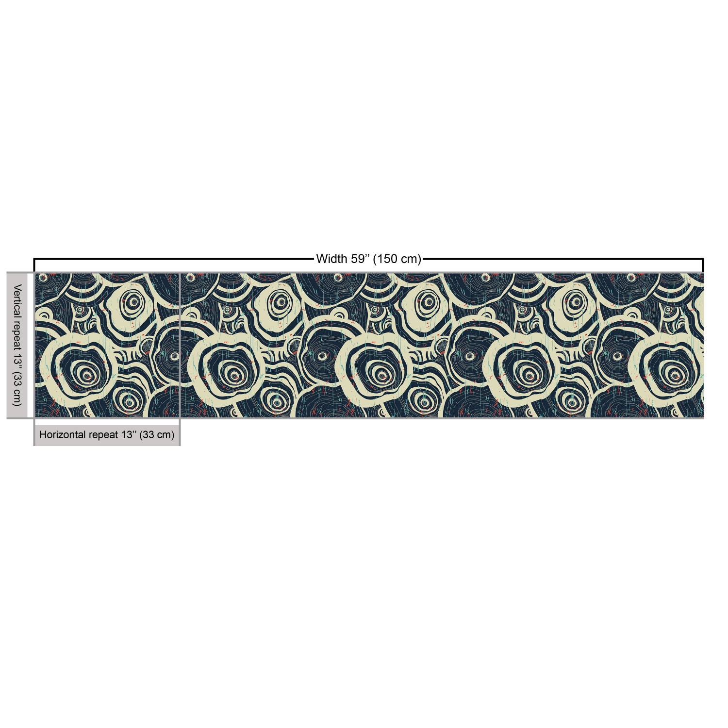 Ambesonne Grunge Fabric by the Yard Decorative Upholstery Home Accents - Picture 39 of 164