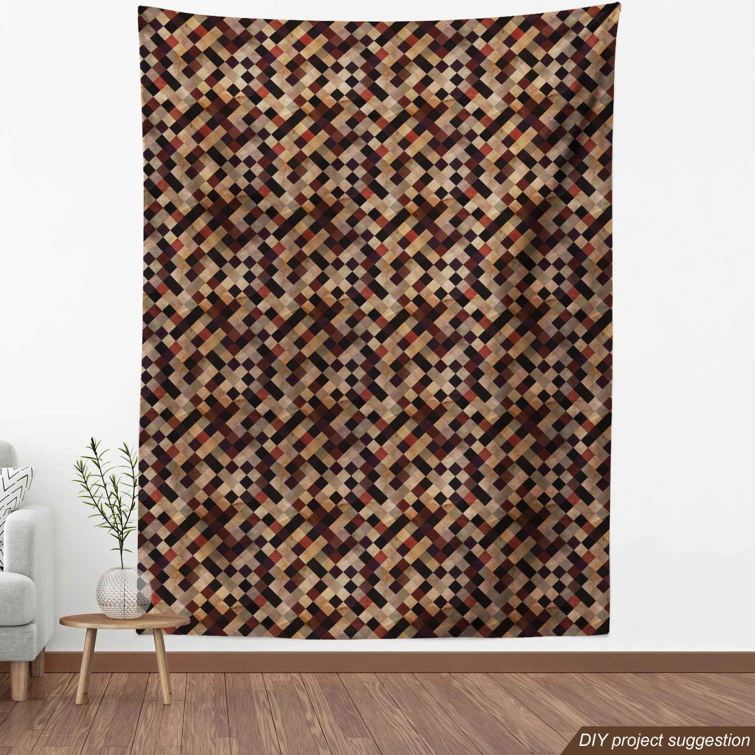 Ambesonne Grunge Fabric by the Yard Decorative Upholstery Home Accents - Picture 8 of 164
