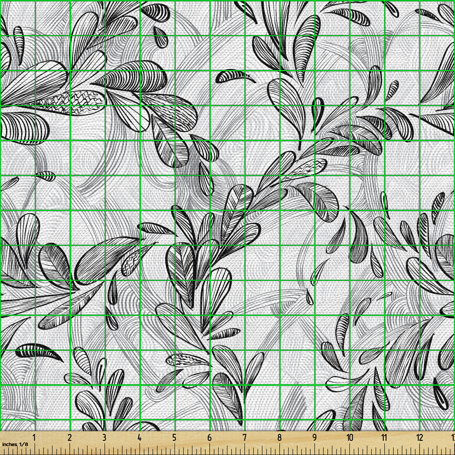Ambesonne Grunge Fabric by the Yard Decorative Upholstery Home Accents - Picture 90 of 164
