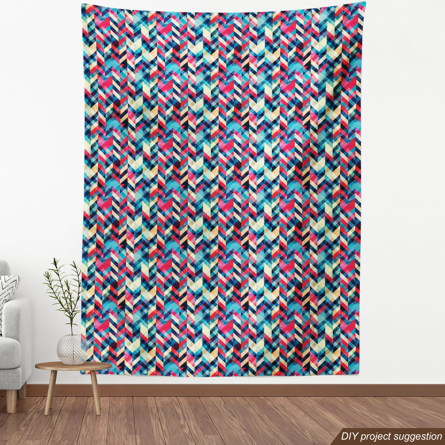 Ambesonne Grunge Fabric by the Yard Decorative Upholstery Home Accents - Picture 76 of 164