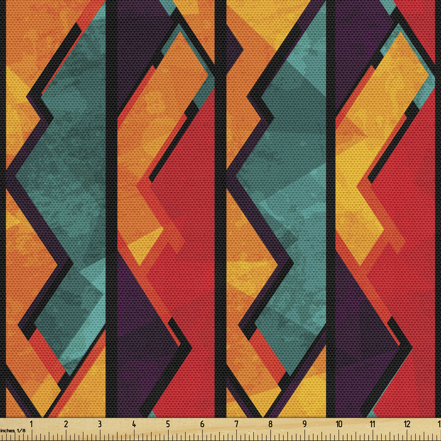 Ambesonne Grunge Fabric by the Yard Decorative Upholstery Home Accents - Picture 9 of 164