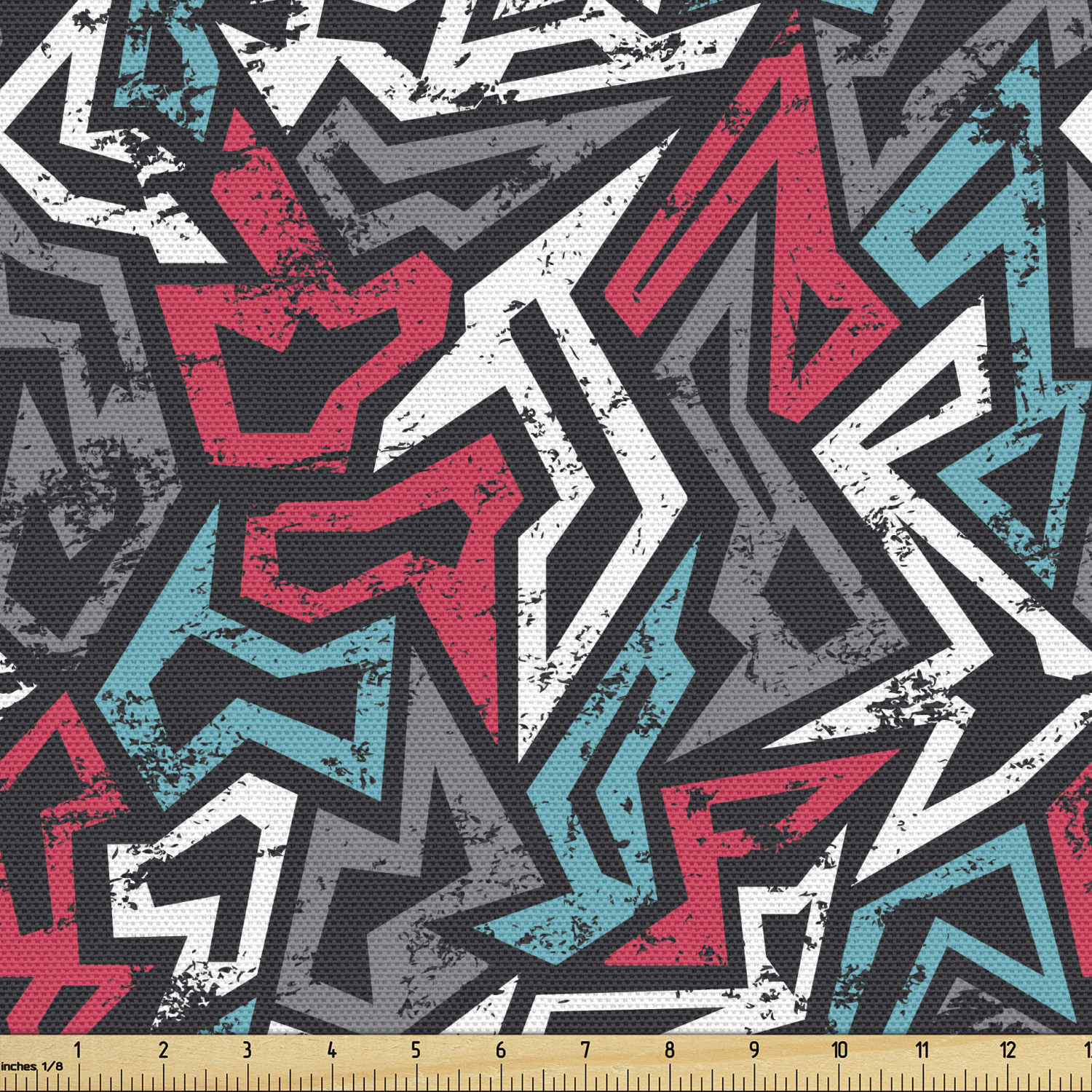 Ambesonne Grunge Fabric by the Yard Decorative Upholstery Home Accents - Picture 69 of 164