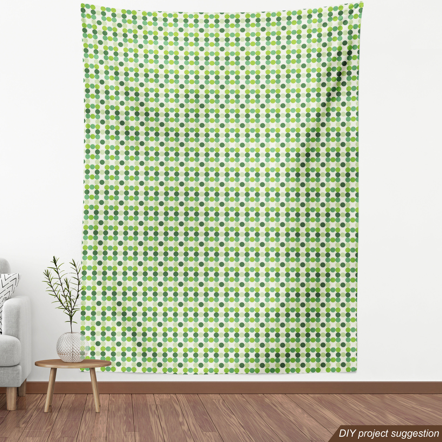Acentos para el hogar tapicería decorativa de tela verde Ambesonne - Imagen 24 de 164