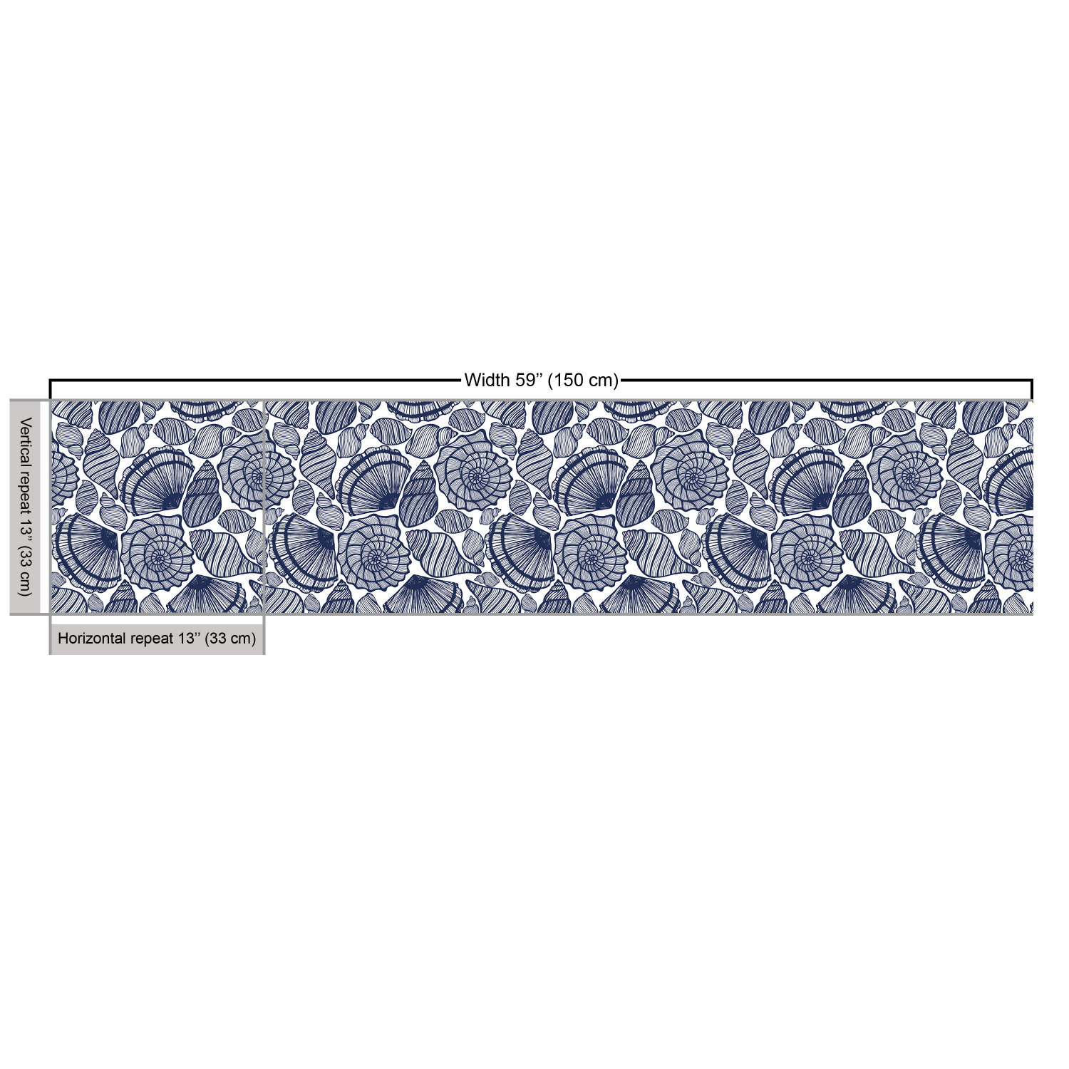Ambesonne Blue Print Fabric by the Yard Decorative Upholstery Home Accents - Picture 31 of 164
