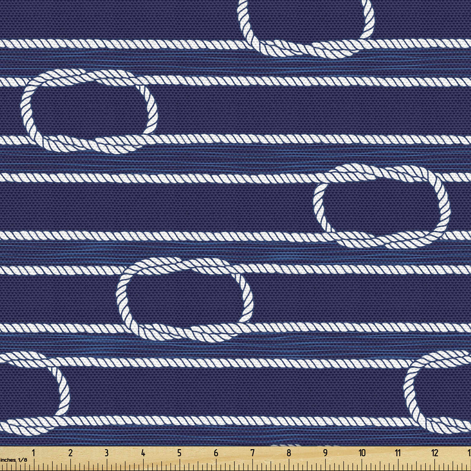 Ambesonne Blue Print Fabric by the Yard Decorative Upholstery Home Accents - Picture 101 of 164