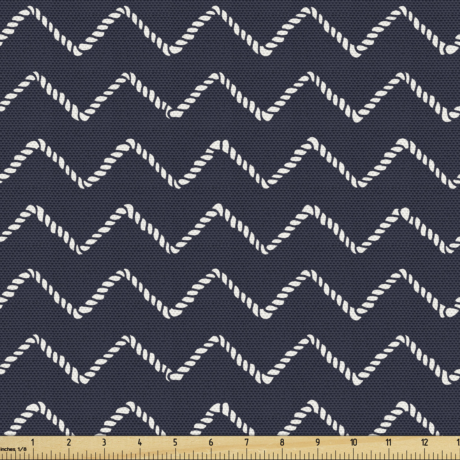 Ambesonne Blue Print Fabric by the Yard Decorative Upholstery Home Accents - Picture 45 of 164
