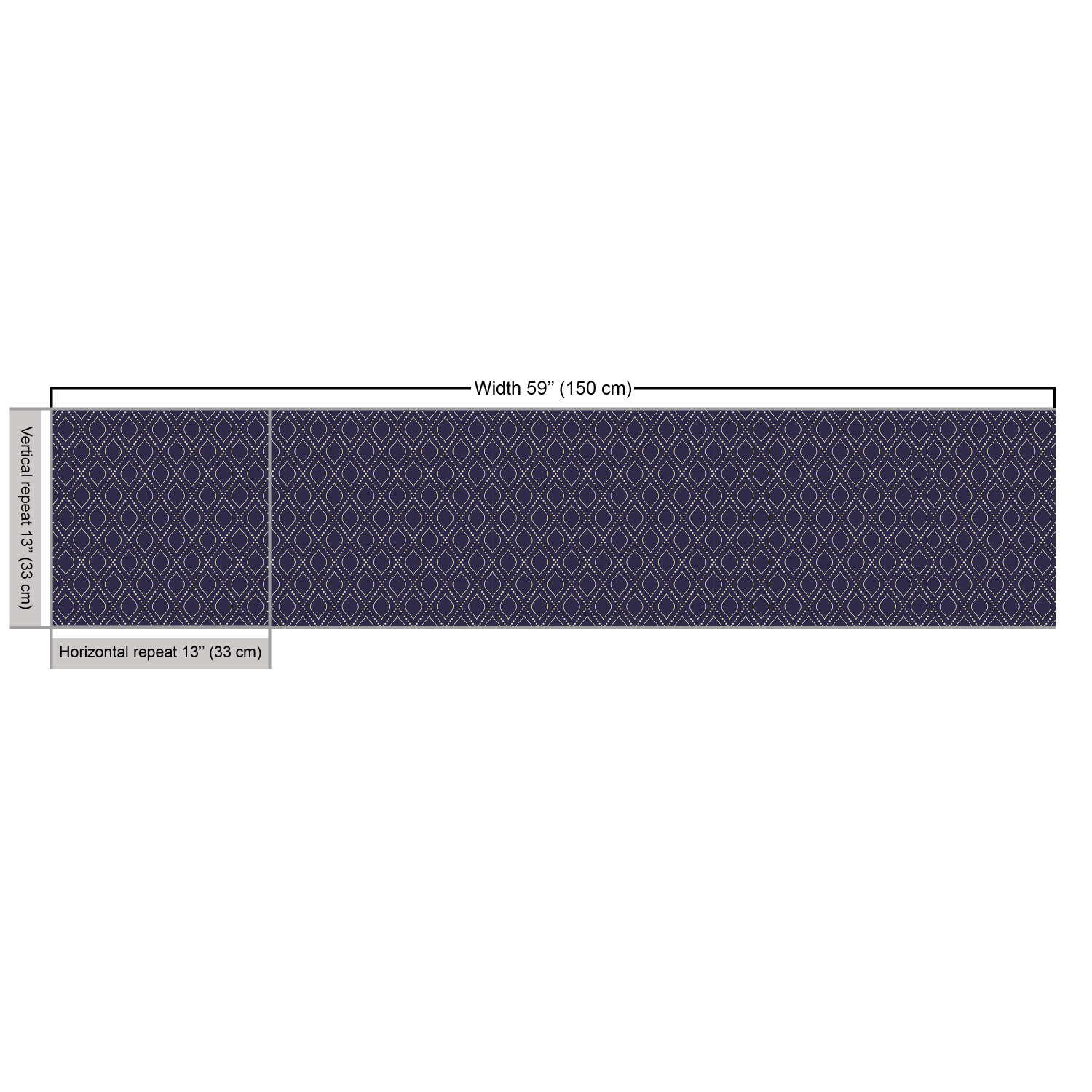 Ambesonne Blue Print Fabric by the Yard Decorative Upholstery Home Accents - Picture 75 of 164