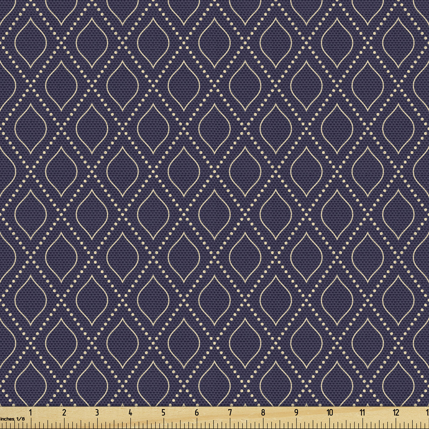 Ambesonne Blue Print Fabric by the Yard Decorative Upholstery Home Accents - Picture 73 of 164