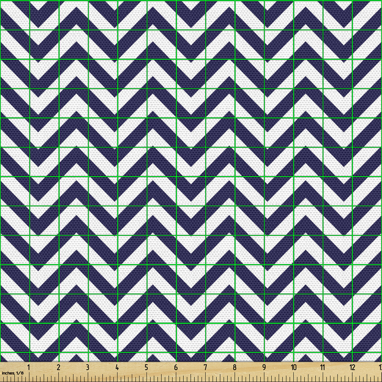 Ambesonne Blue Print Fabric by the Yard Decorative Upholstery Home Accents - Picture 38 of 164