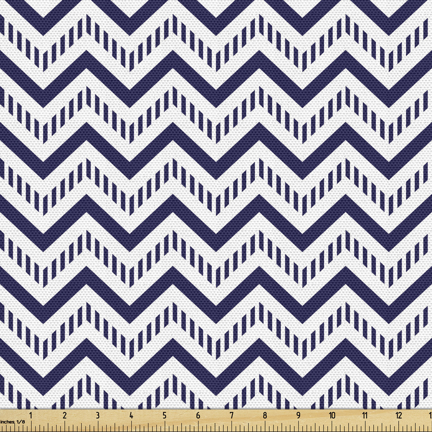 Ambesonne Blue Print Fabric by the Yard Decorative Upholstery Home Accents - Picture 33 of 164