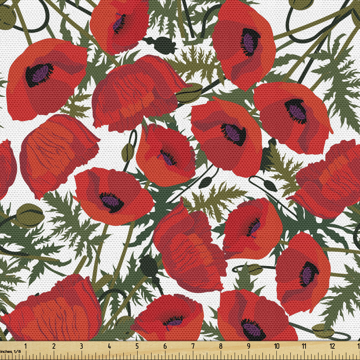 Ambesonne Machine Washable Fabric by the Yard Upholstery Home Accents Decor - Picture 41 of 164