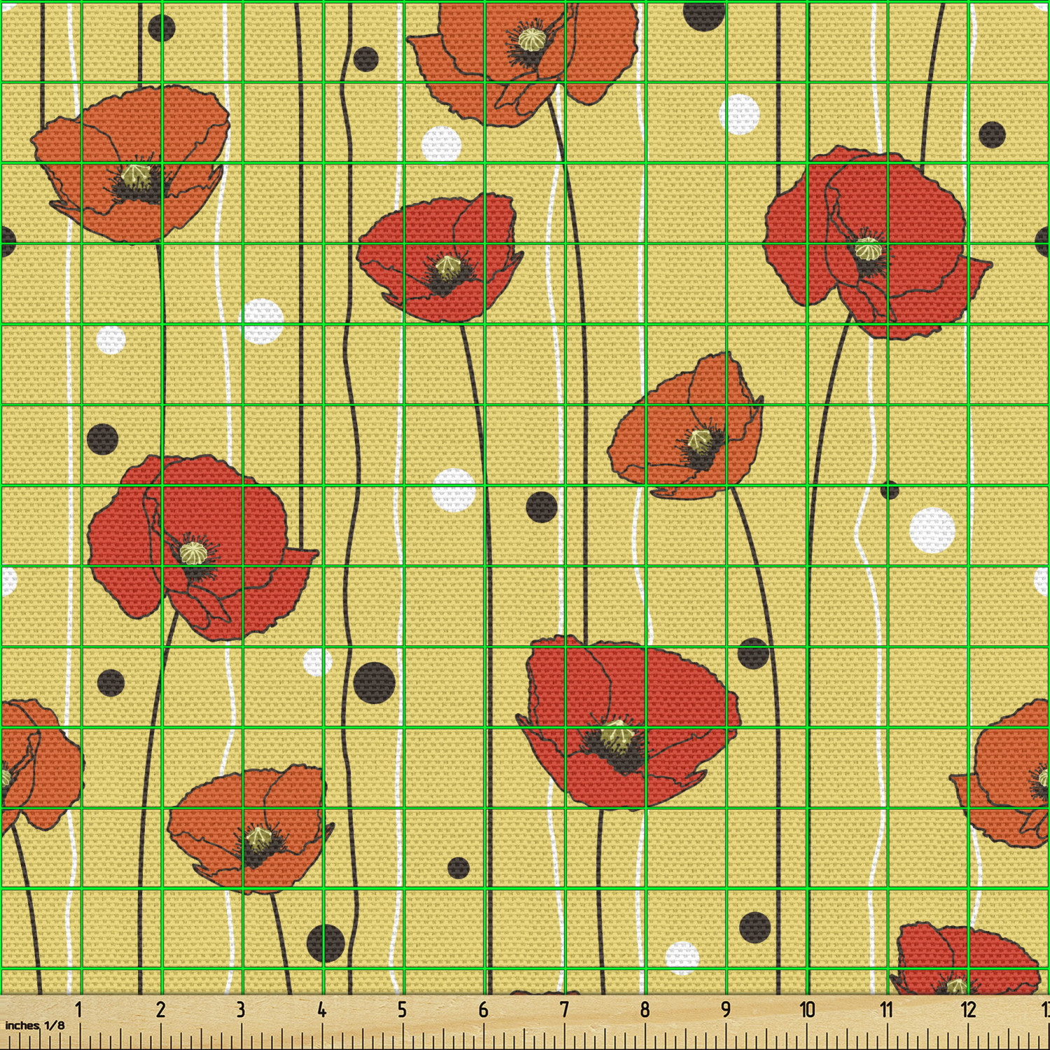 Ambesonne Machine Washable Fabric by the Yard Upholstery Home Accents Decor - Picture 58 of 164