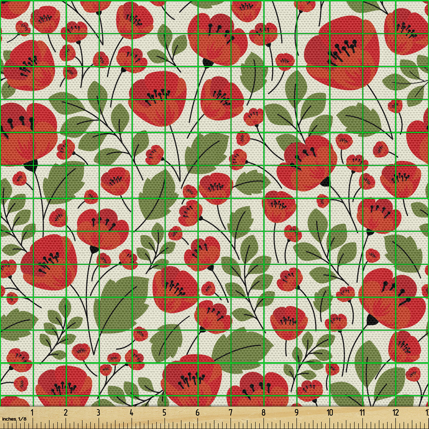 Ambesonne Machine Washable Fabric by the Yard Upholstery Home Accents Decor - Picture 62 of 164