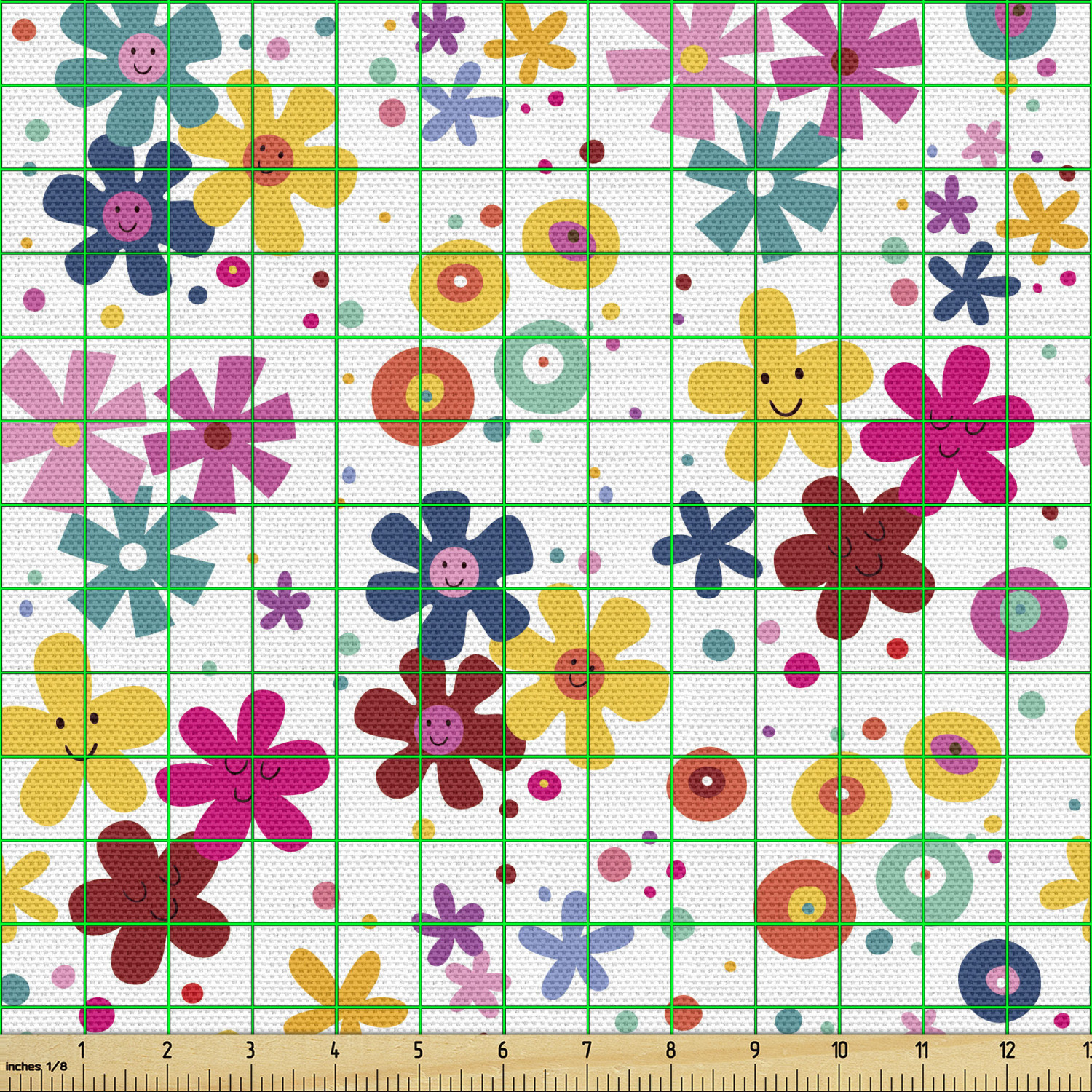 Ambesonne Machine Washable Fabric by the Yard Upholstery Home Accents Decor - Picture 26 of 164