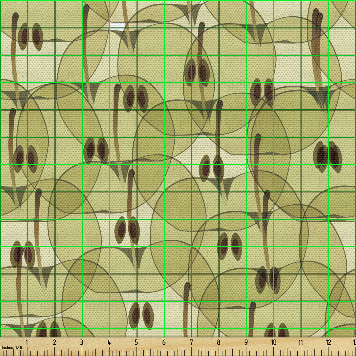 Ambesonne Machine Washable Fabric by the Yard Upholstery Home Accents Decor - Picture 6 of 164