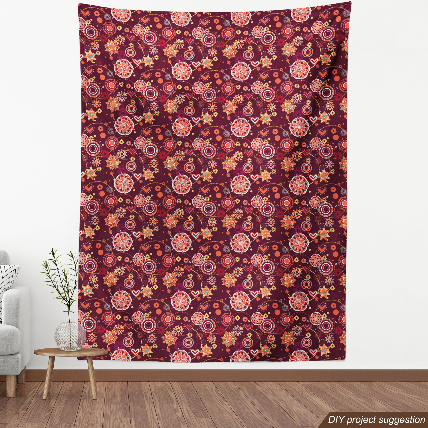 Ambesonne Machine Washable Fabric by the Yard Upholstery Home Accents Decor - Picture 144 of 164