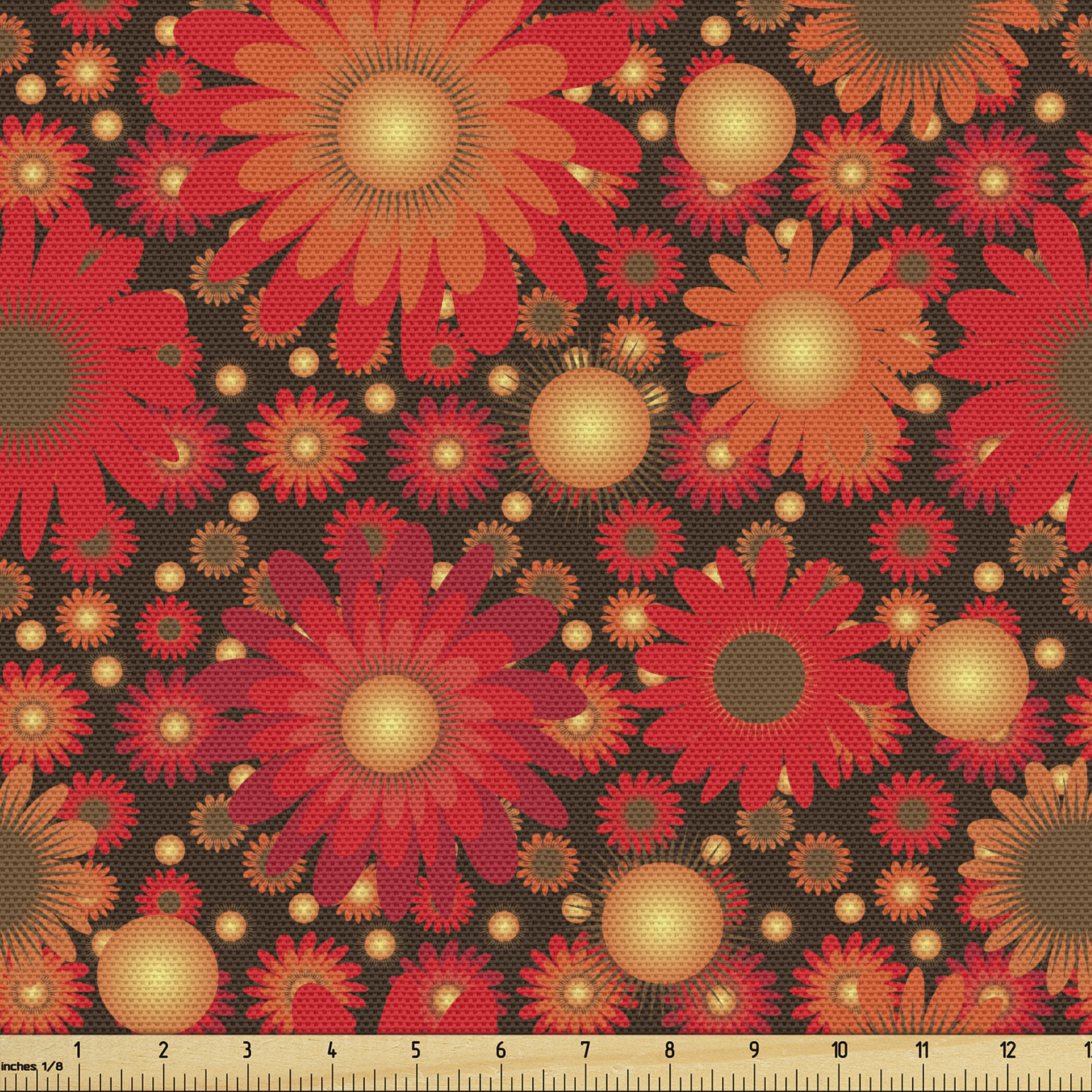 Ambesonne Machine Washable Fabric by the Yard Upholstery Home Accents Decor - Picture 145 of 164