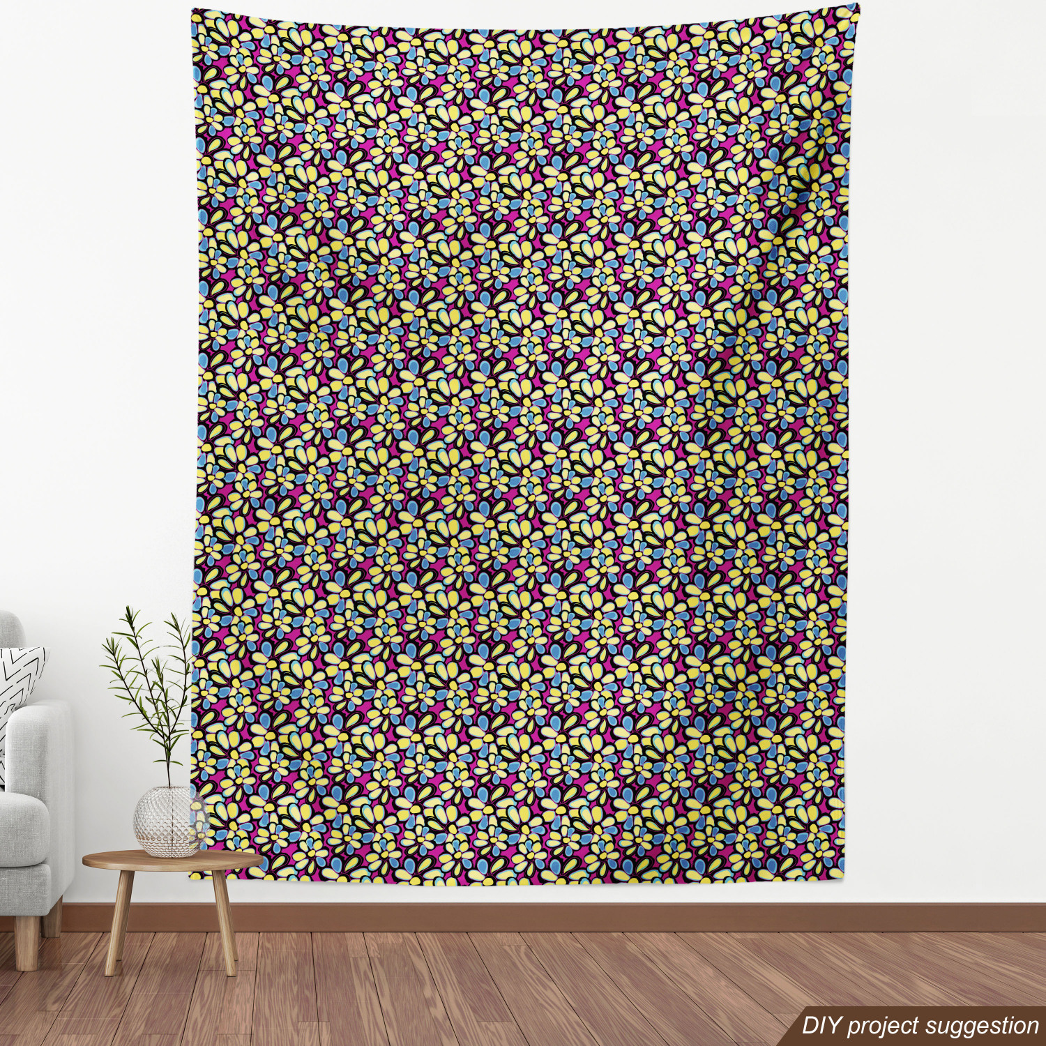 Ambesonne Grunge Fabric by the Yard Decorative Upholstery Home Accents - Picture 60 of 164