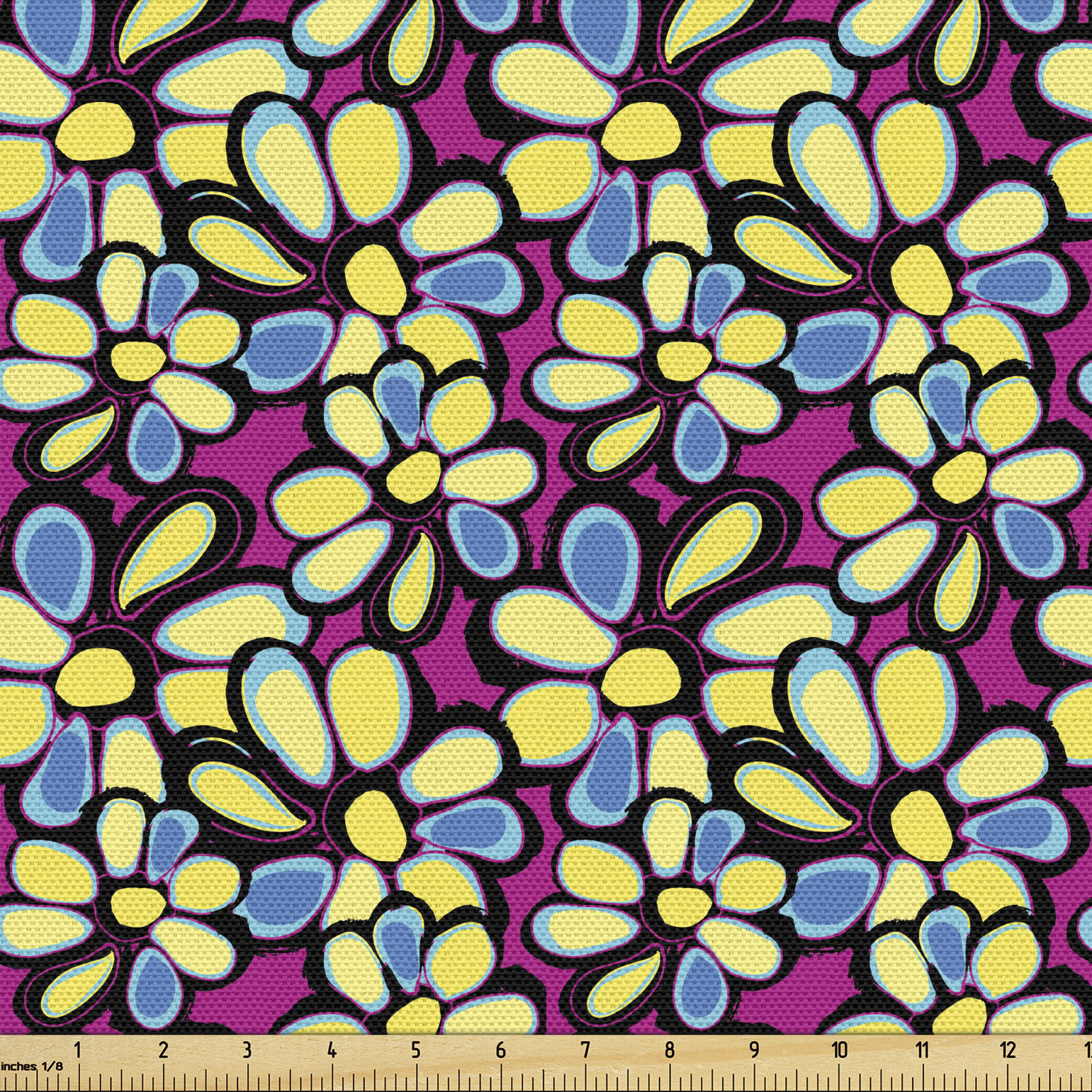 Ambesonne Grunge Fabric by the Yard Decorative Upholstery Home Accents - Picture 57 of 164