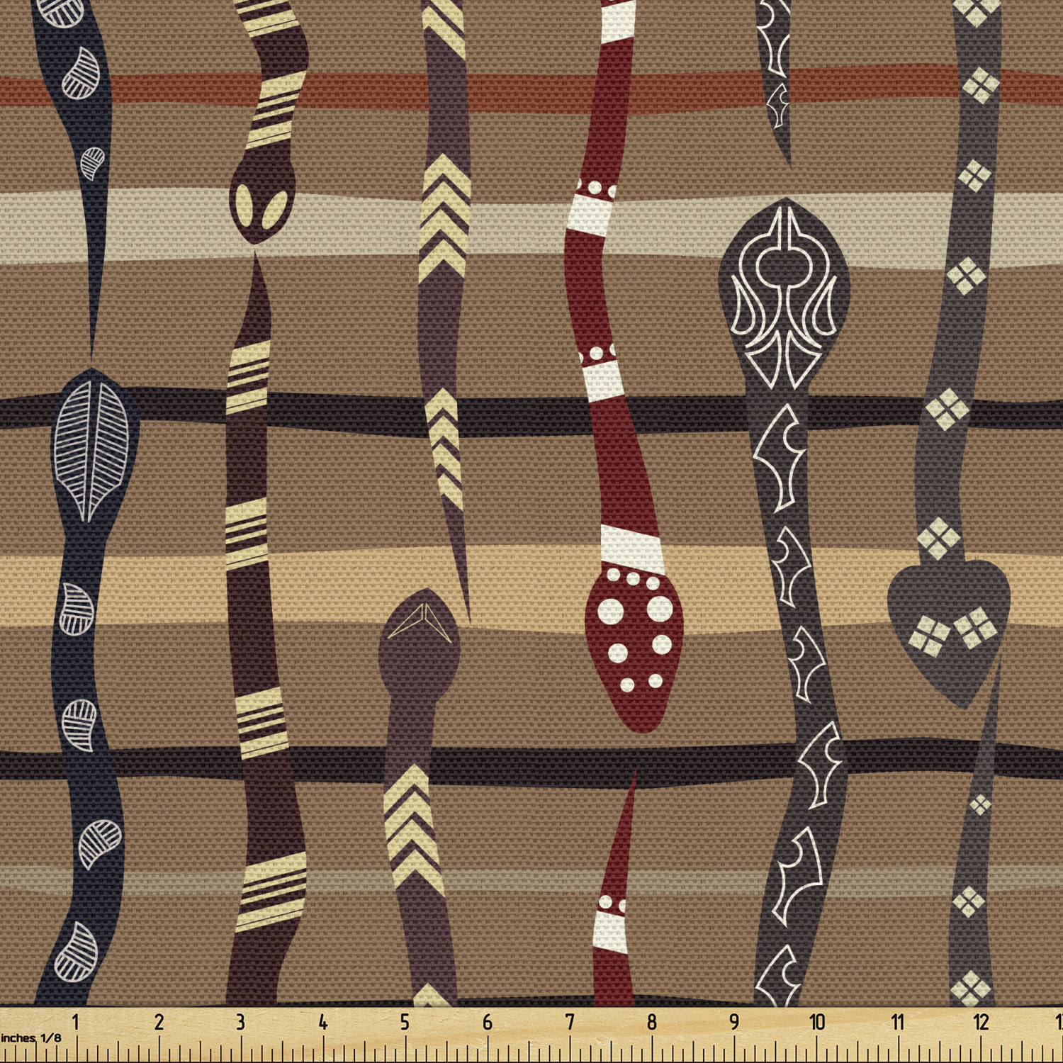 Fabric by the Yard Washable Decorative Upholstery Home Accent by Ambesonne - Picture 13 of 20